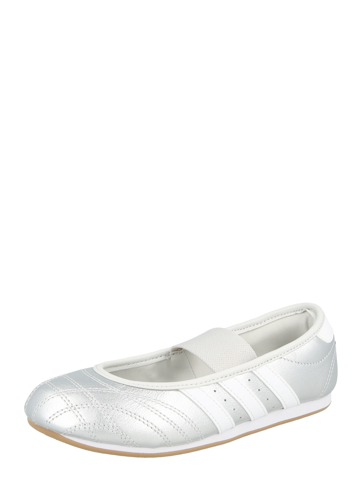 ADIDAS ORIGINALS Balerinke 'Taekwondo'  srebro / bijela