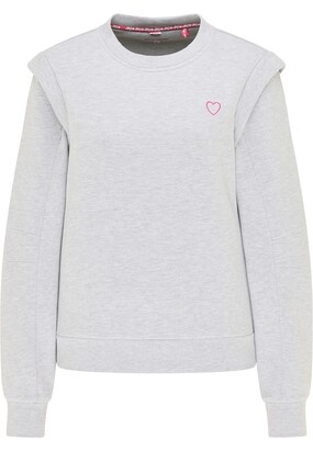 MYMO Sweatshirt Grijs gemêleerd / Pink