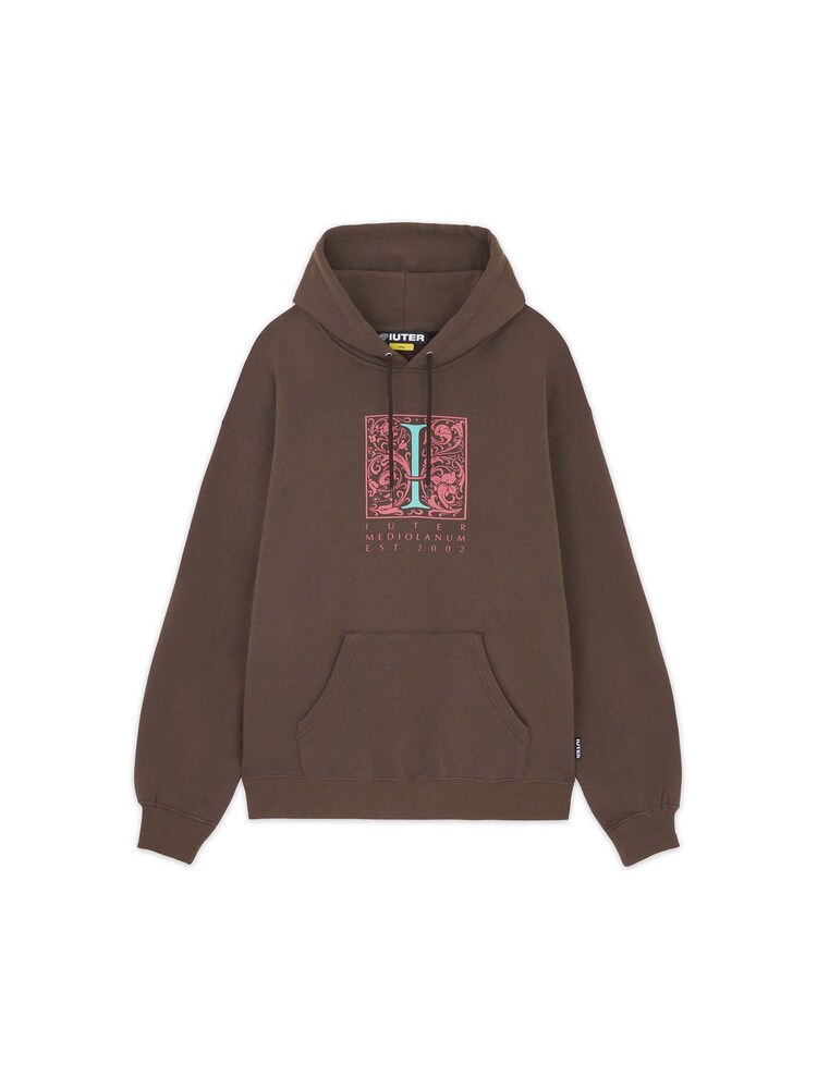 IUTER Sweatshirt 'Mediolanum' Herren Größe XL aqua / braun / himbeer