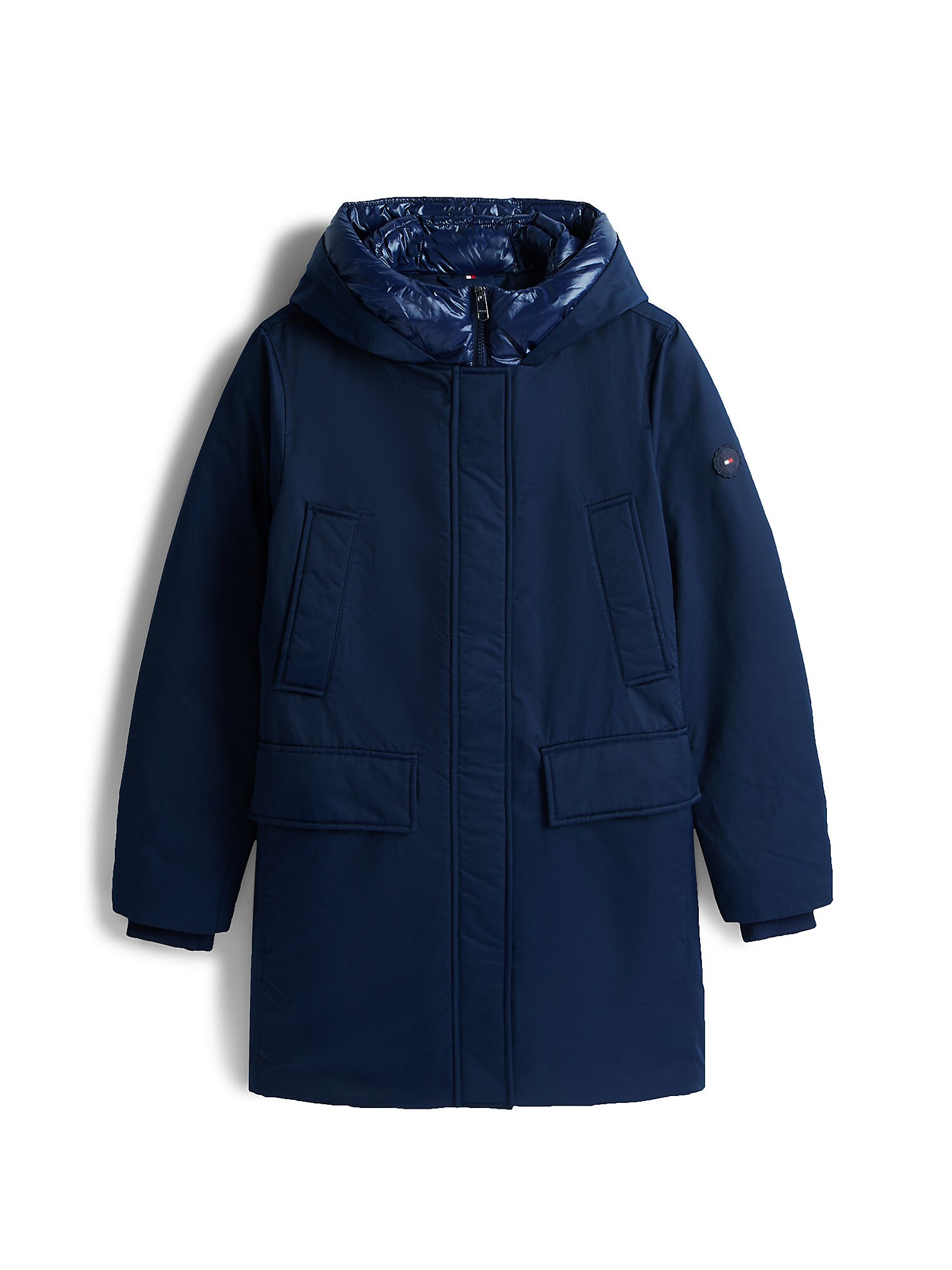 TOMMY HILFIGER Zimná parka námornícka modrá