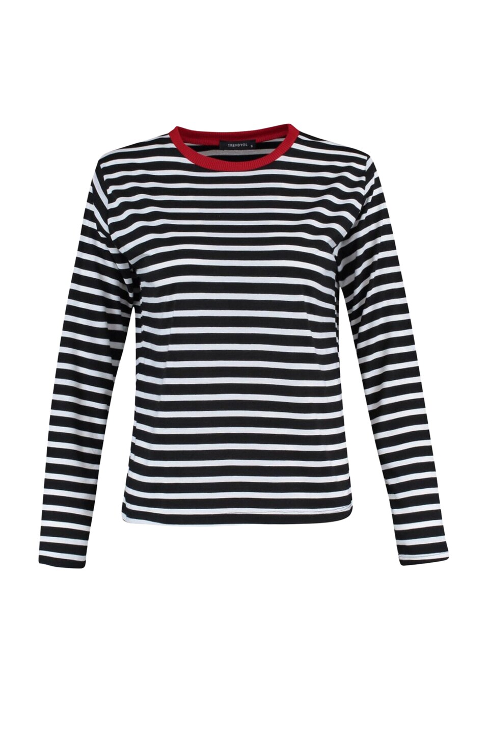 T-shirt blodröd / svart