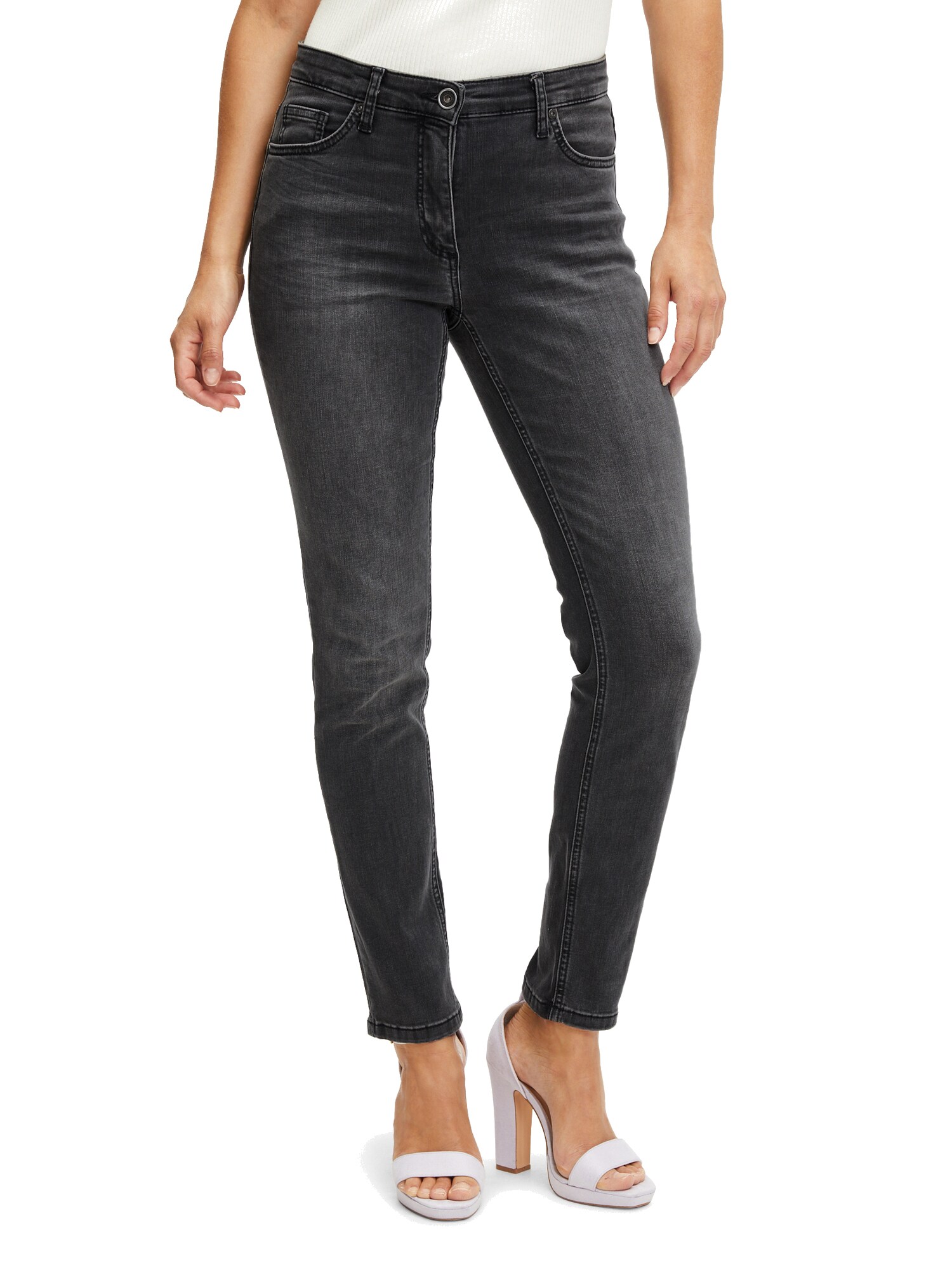 Thumbnail - Basic-Jeans mit Waschung