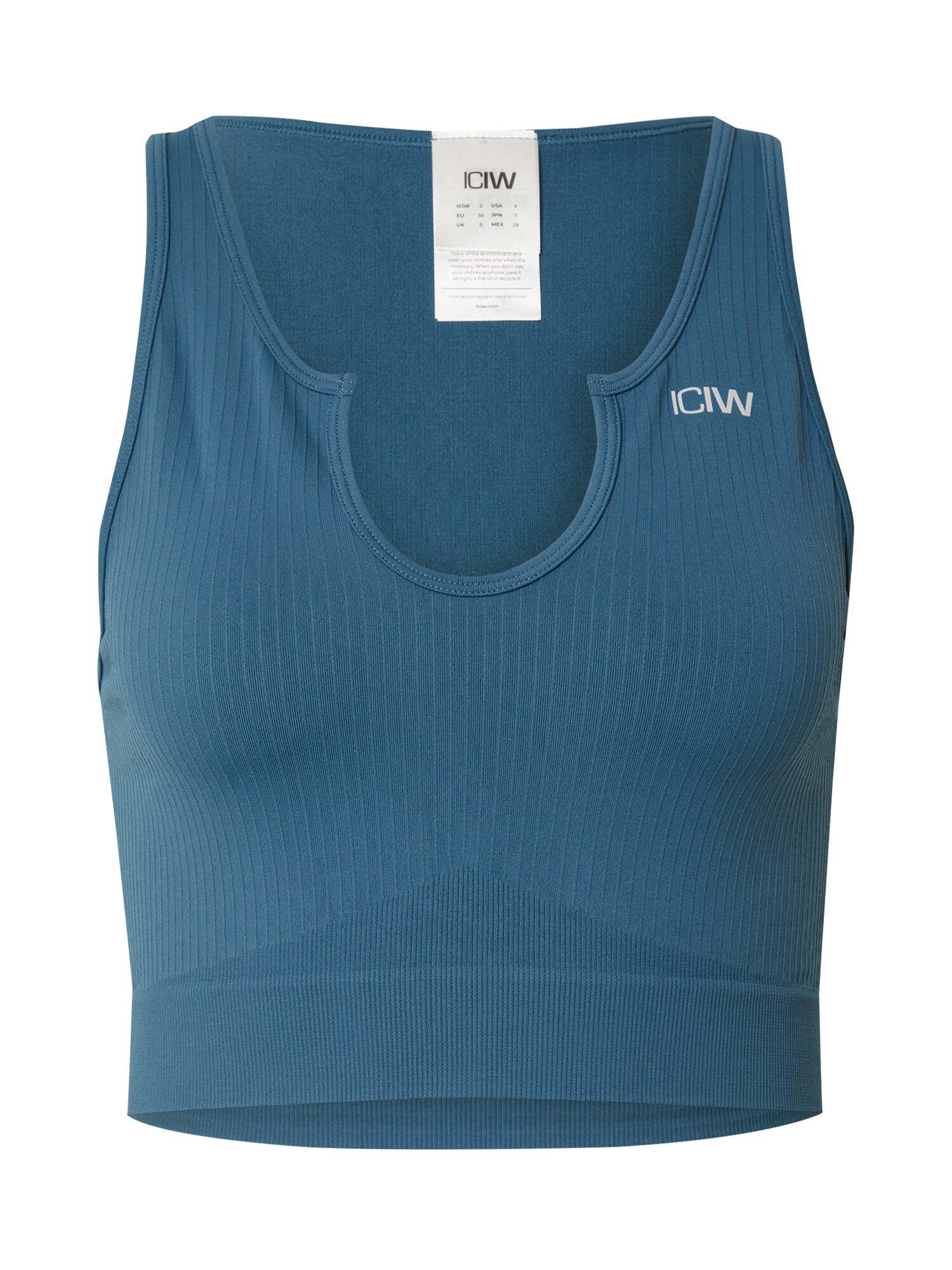 ICANIWILL Sport top  zafir / világosszürke akciós termékkép 1