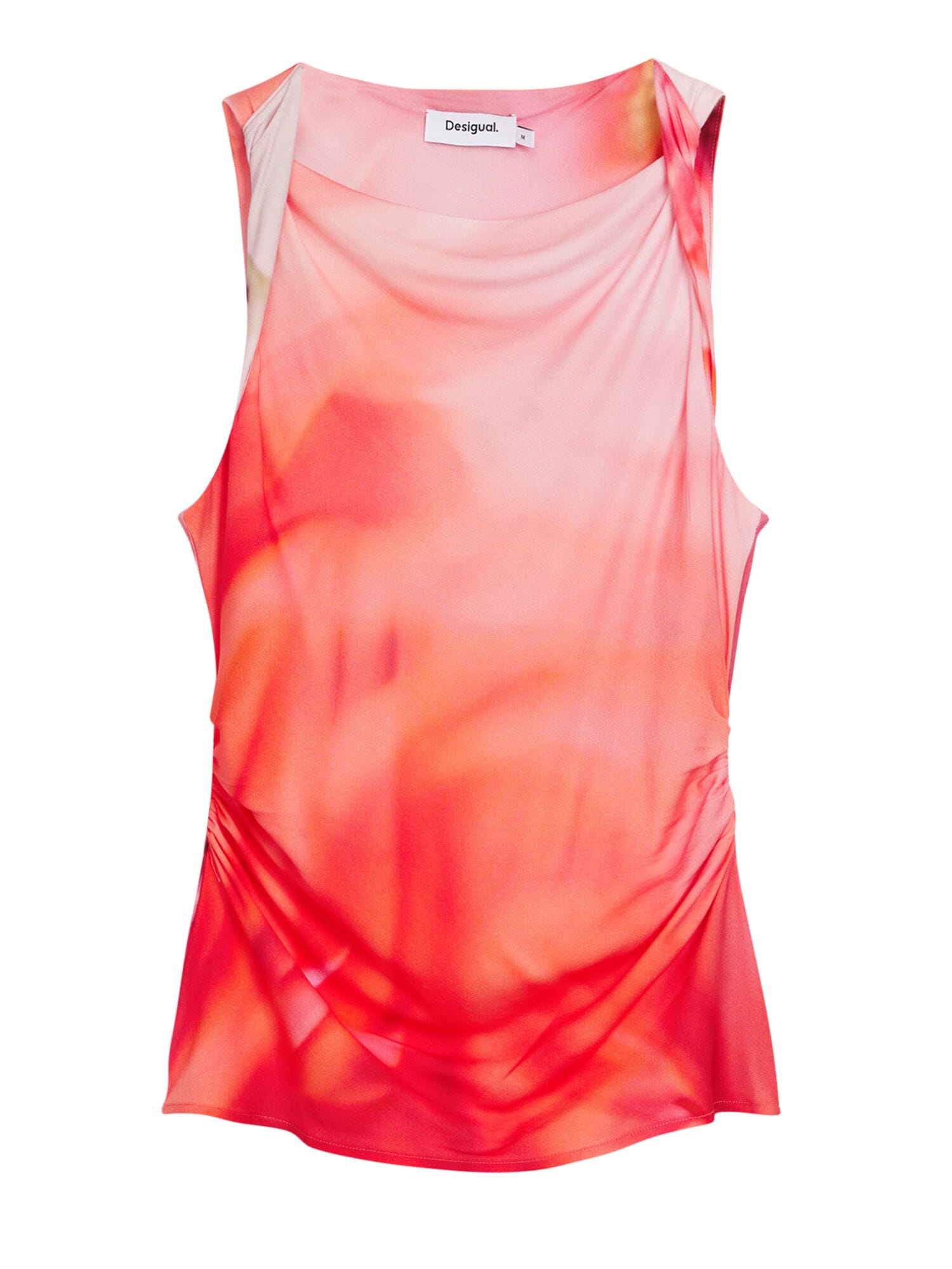 Desigual Sport top  világos-rózsaszín / piros / fehér akciós termékkép 1