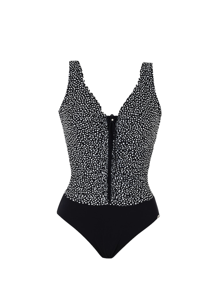 SUNFLAIR Badeanzug Damen Größe XXL schwarz / weiß