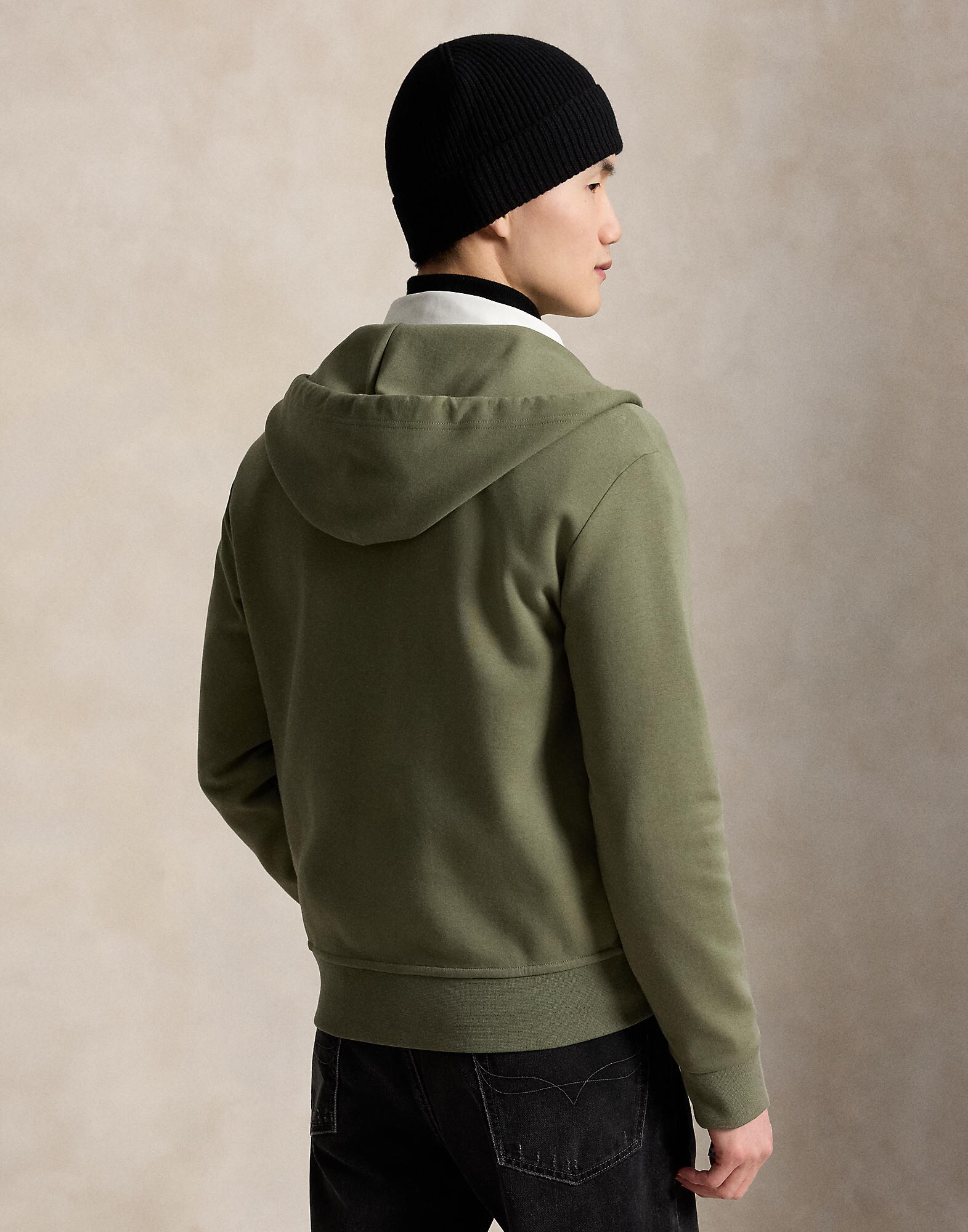 Polo Ralph Lauren Sudadera con cremallera oliva – imagen 3