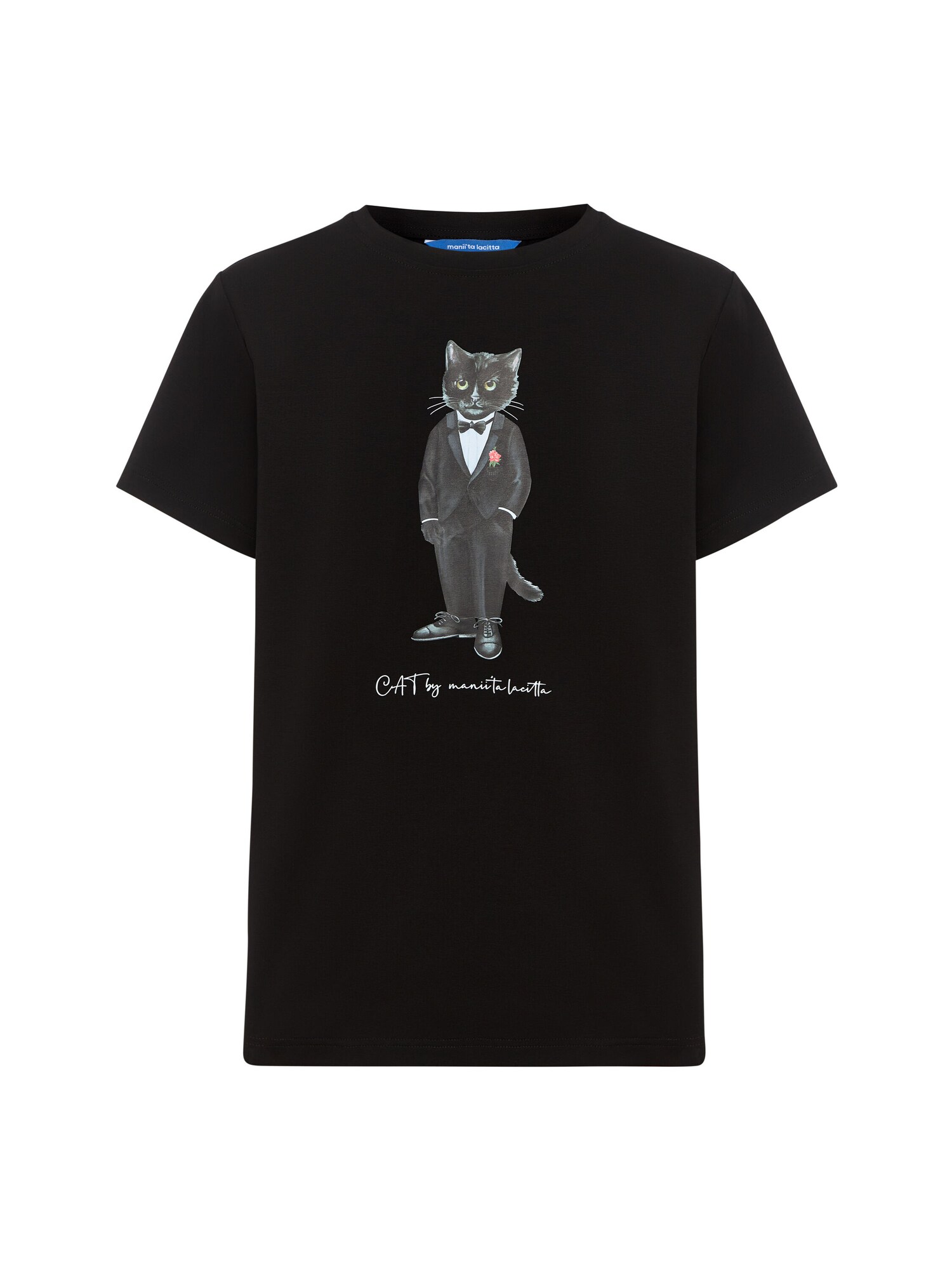 Thumbnail - CAT by Maniita Lacitta Shirt GROOM CAT, Model trägt Größe M