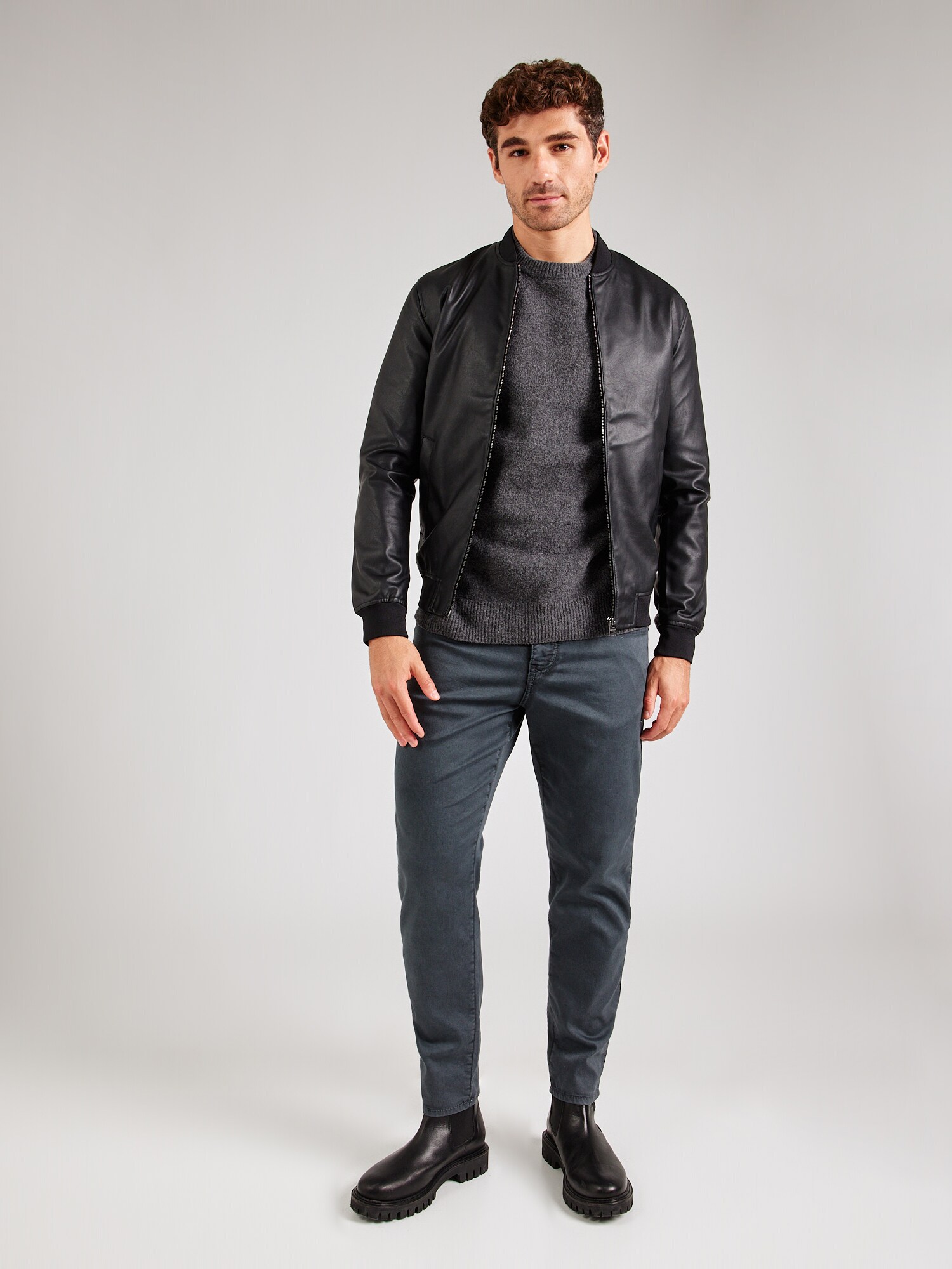 Gang Džínsy 'MARCO' čierny denim (obrázok 4)