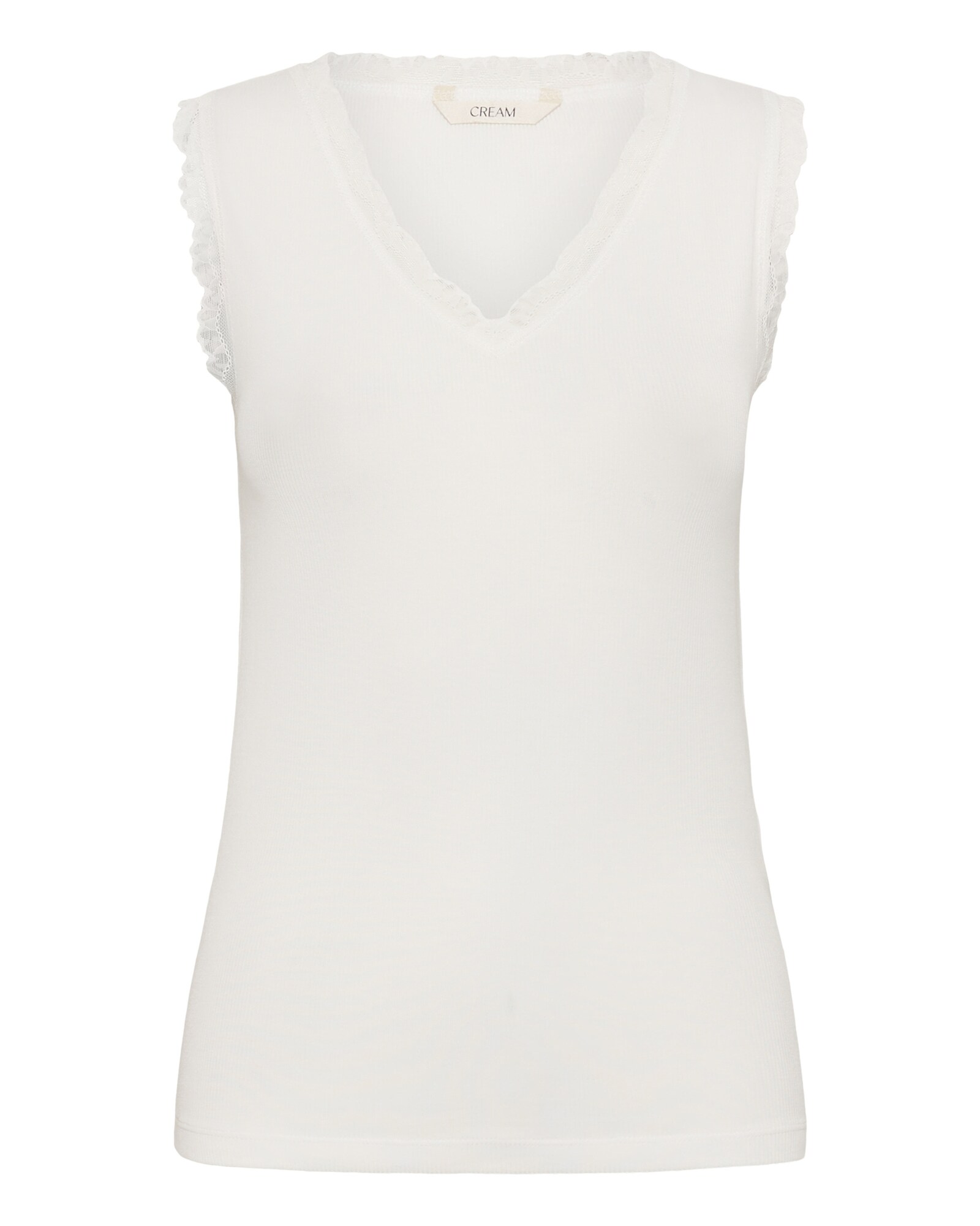 Cream Top Yuni  alb