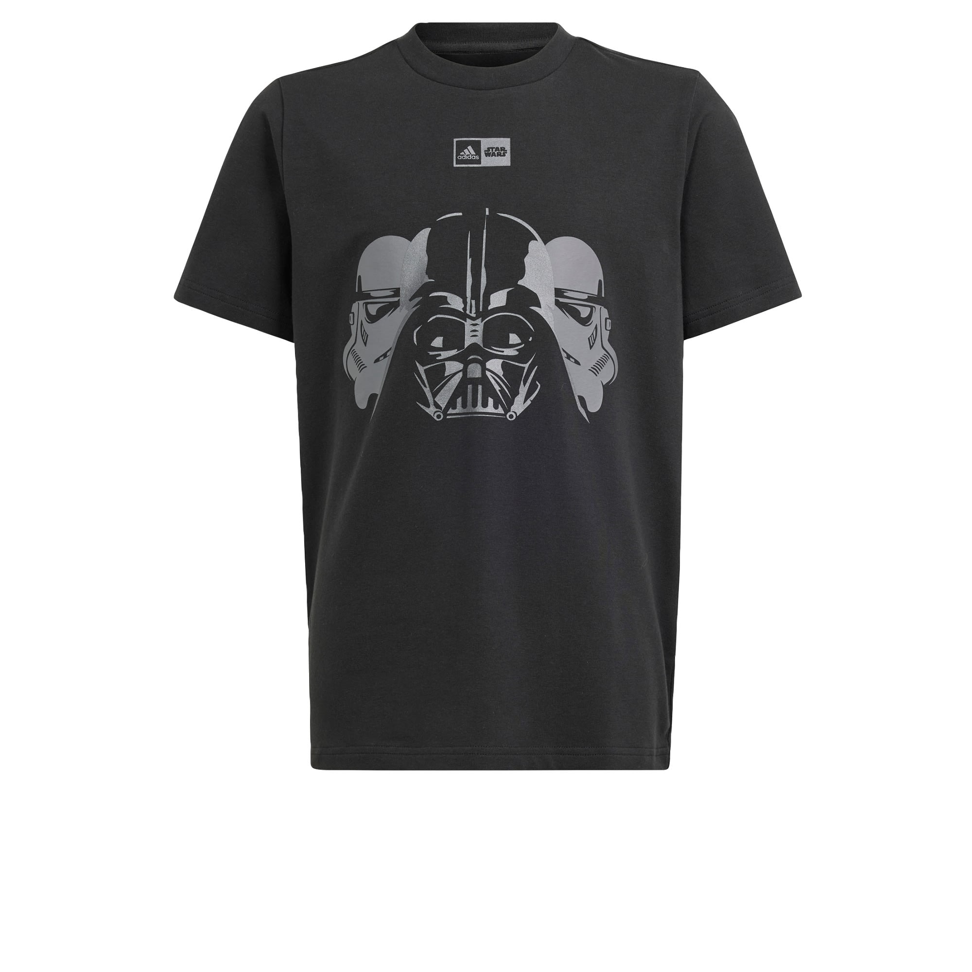 ADIDAS SPORTSWEAR Sportiniai marškinėliai 'Adidas x Star Wars' tamsiai pilka / juoda