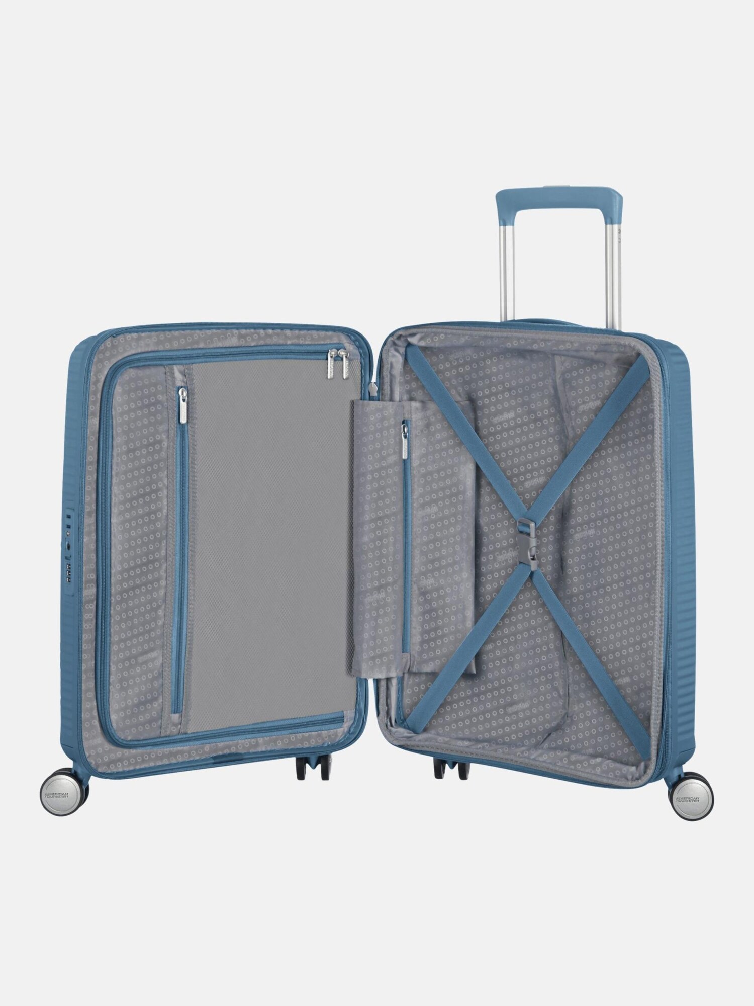 American Tourister Carrito 'SOUNDBOX SPINNER 55/20 TSA EXP' azul paloma – imagen 2