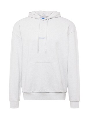 HUGO Sweatshirt ‘Nilopel’ Blauw / Grijs gemêleerd