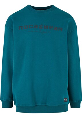 RocaWear Sweatshirt ‘Kentucky’ Petrol / Zwart