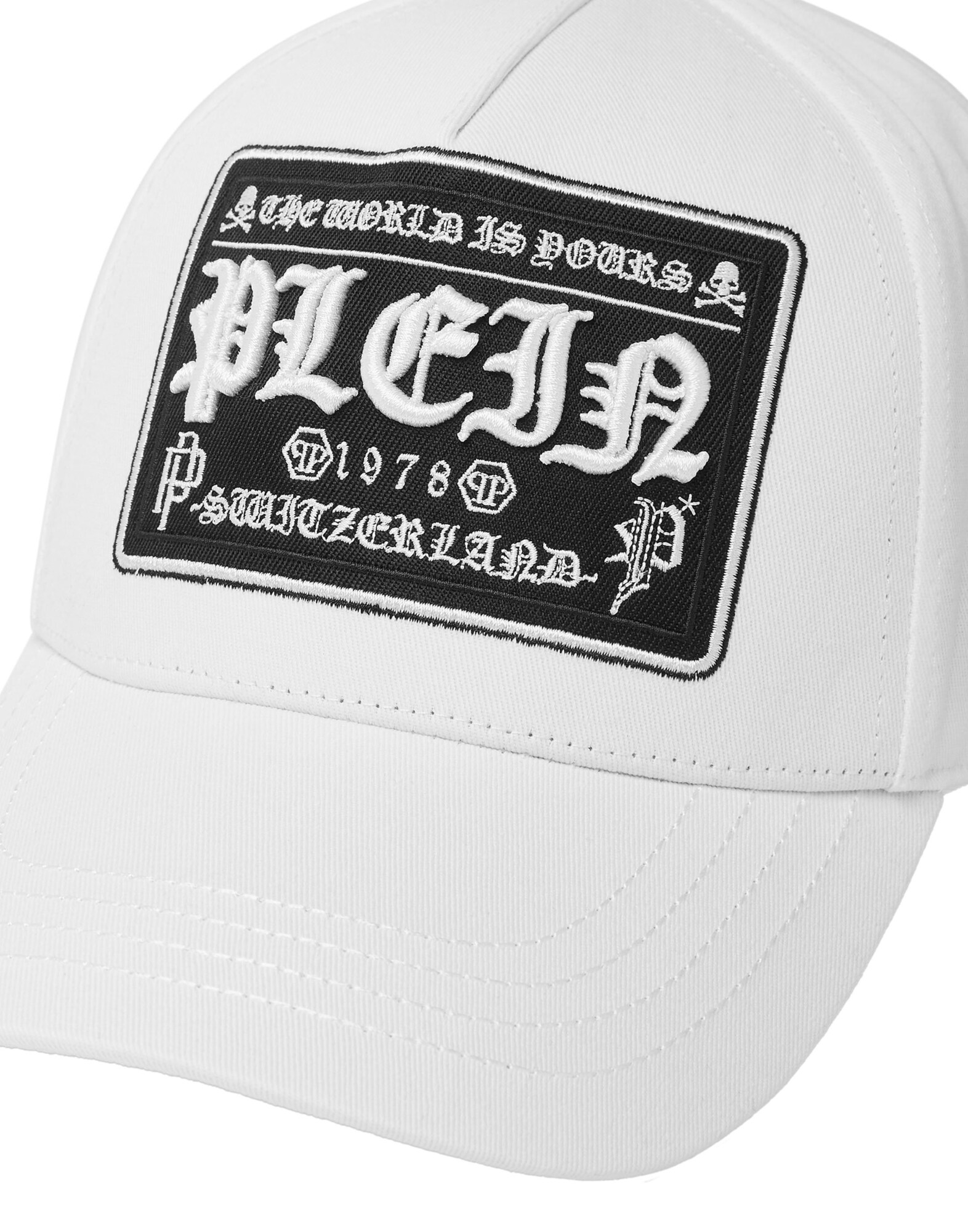 Philipp Plein Gorra negro / blanco – imagen 11