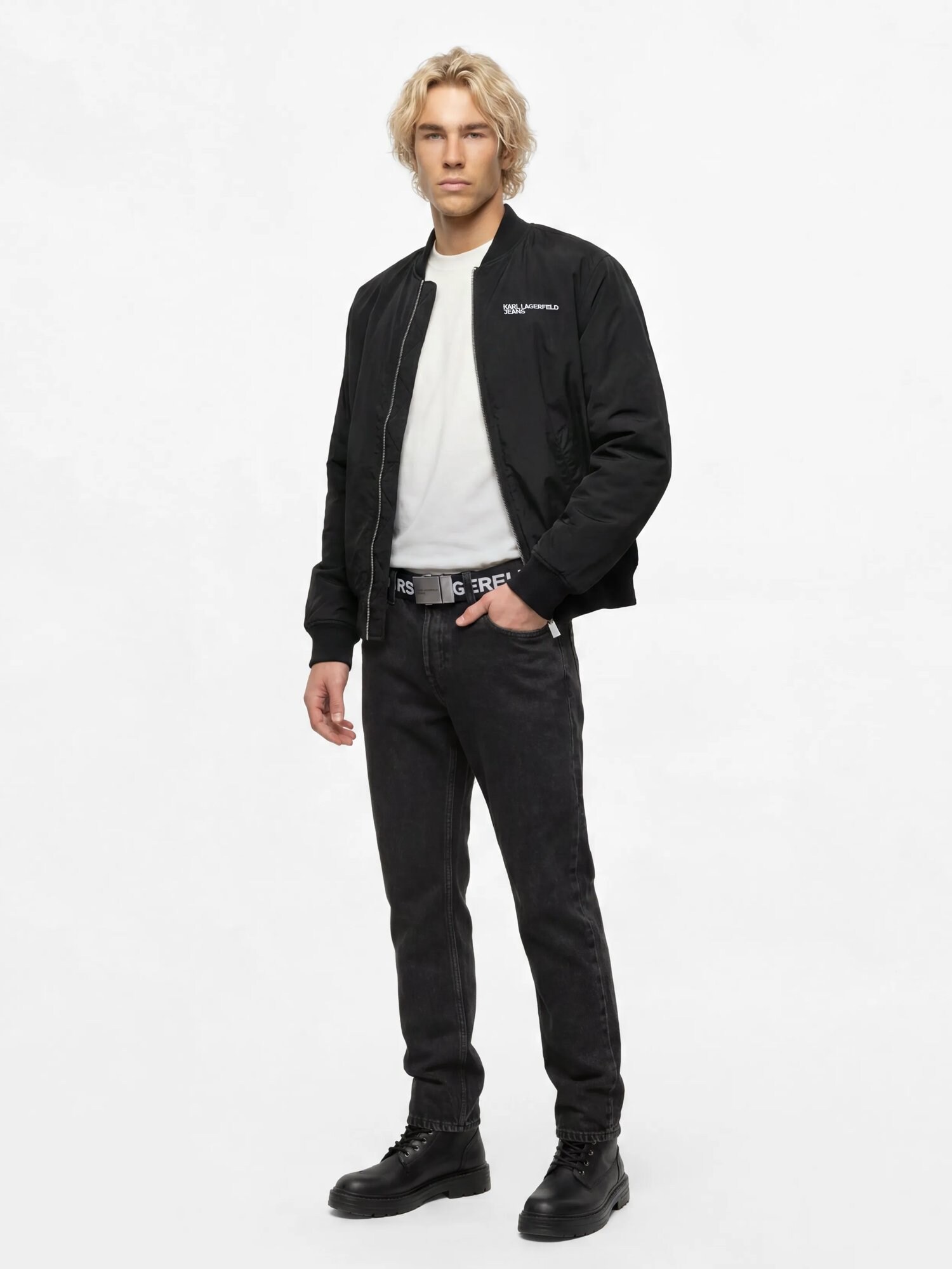 KARL LAGERFELD JEANS Vaquero negro denim – imagen 23
