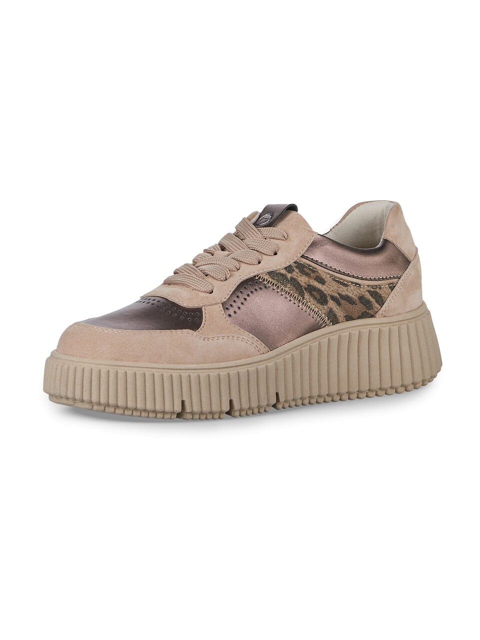 Låg sneaker brokad / brons