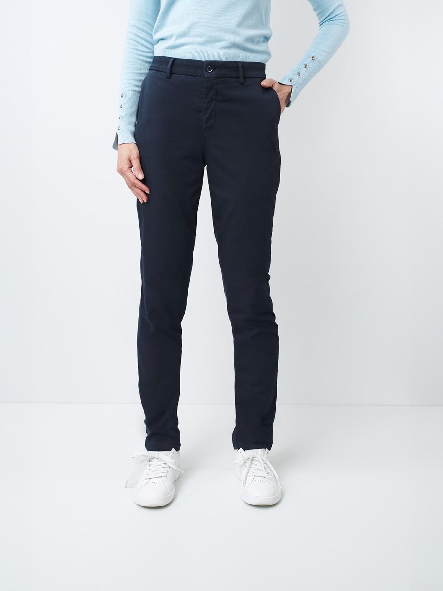 W. Wegener Pantaloni chino 'Chiva 8500' blu