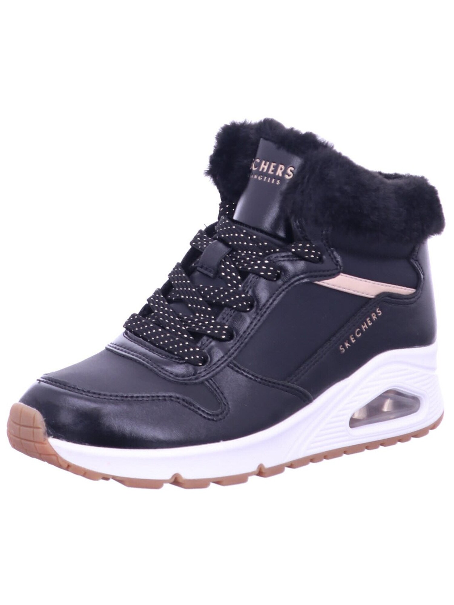 Skechers Stiefel Mädchen 310518L Bkrg Kunststoff (Synthetik) In Schwarz