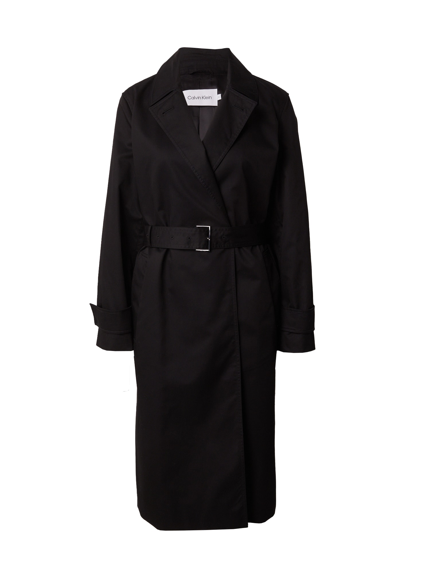Calvin Klein Demisezoninis paltas 'Essential' juoda
