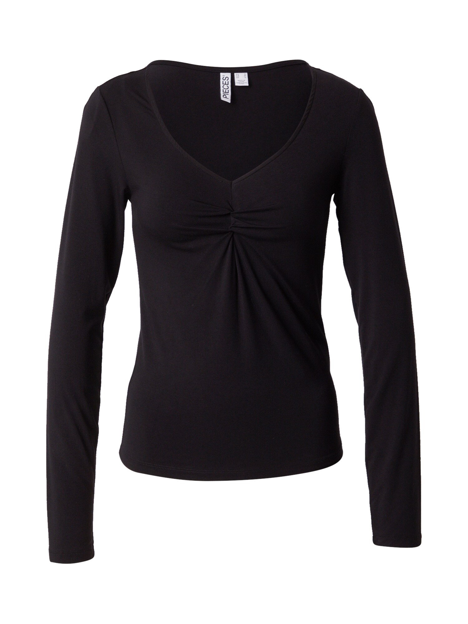 PIECES Tricou  negru