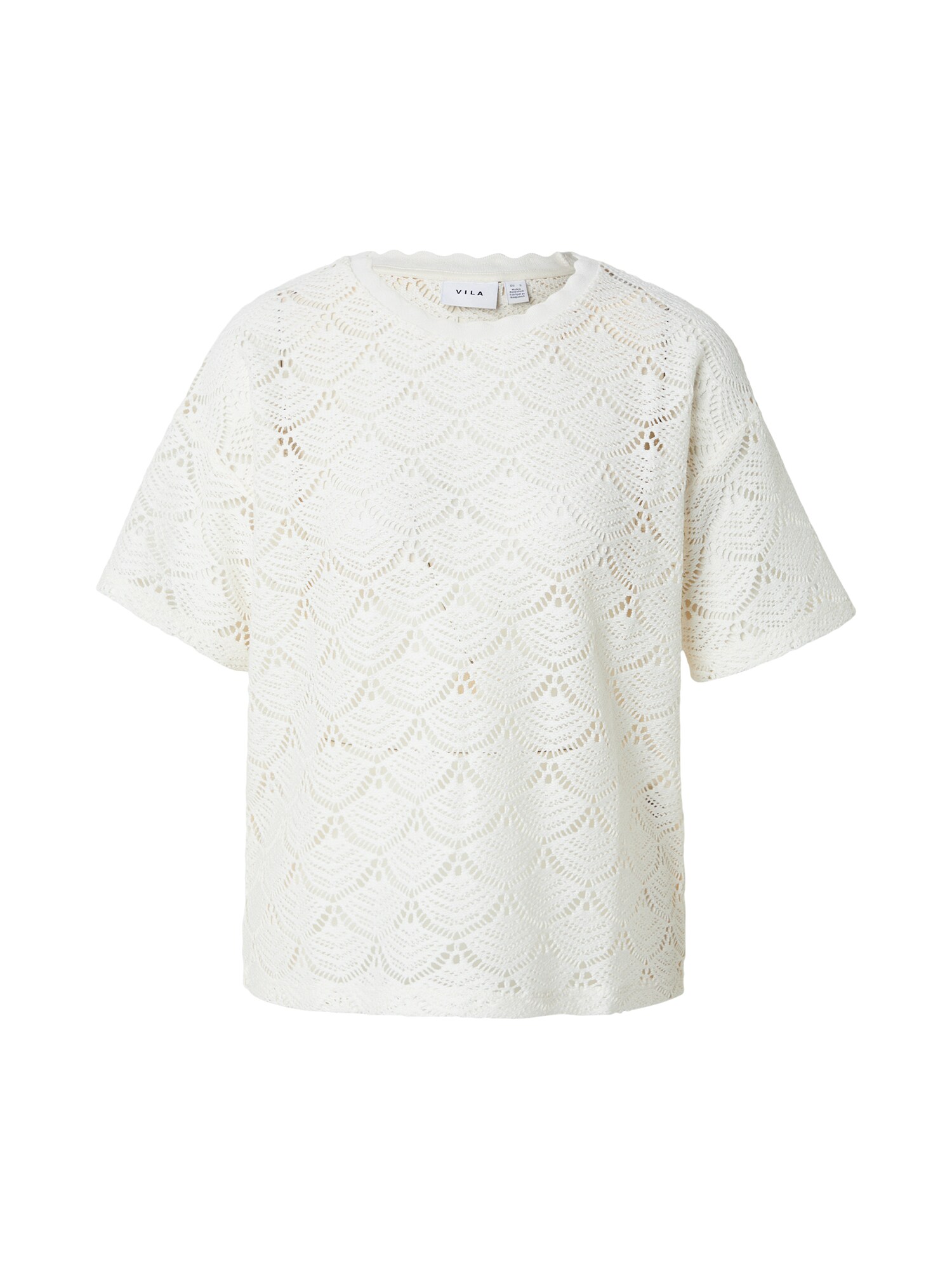 Vila Shirt 'Vibambena' Ecru