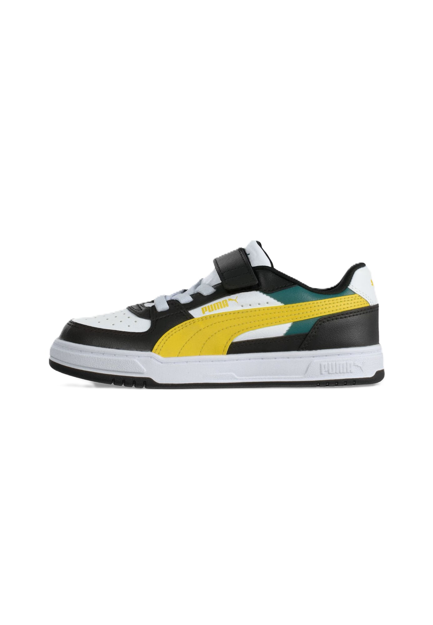PUMA Sneaker Caven III galben / verde jad / negru / alb
