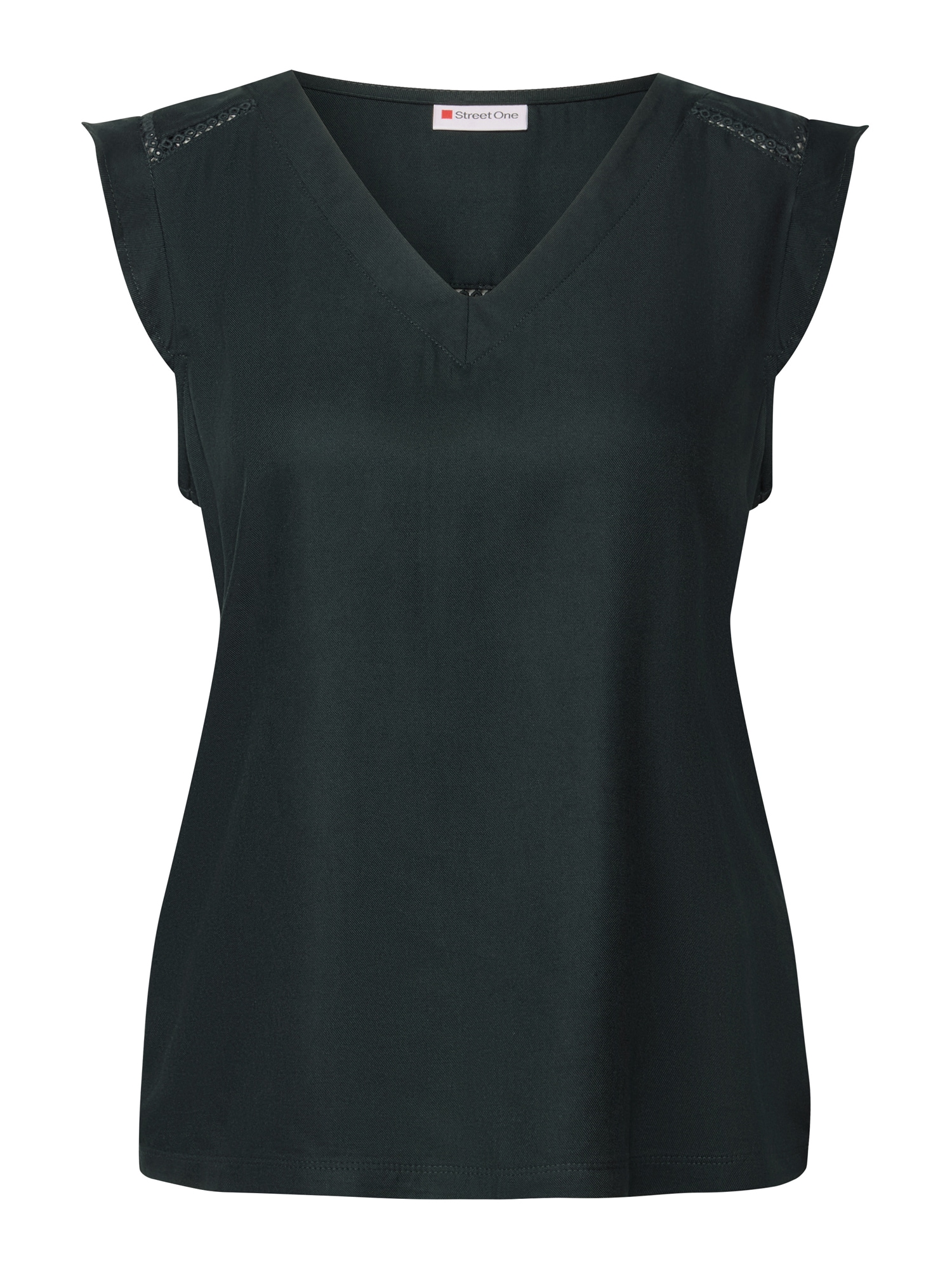 STREET ONE Tricou  verde închis
