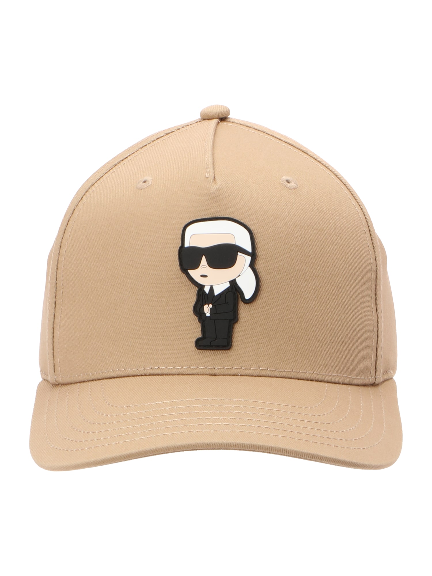 Karl Lagerfeld Șapcă culoarea pielii / nisipiu / negru / alb