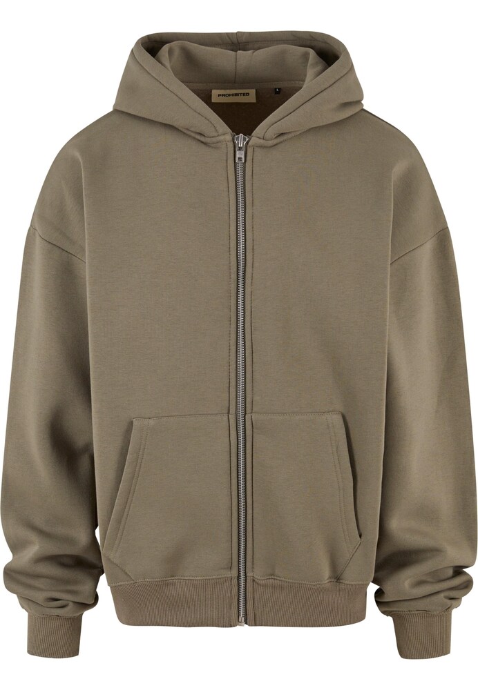 Prohibited Sweatjacke Herren Größe S grün / weiß