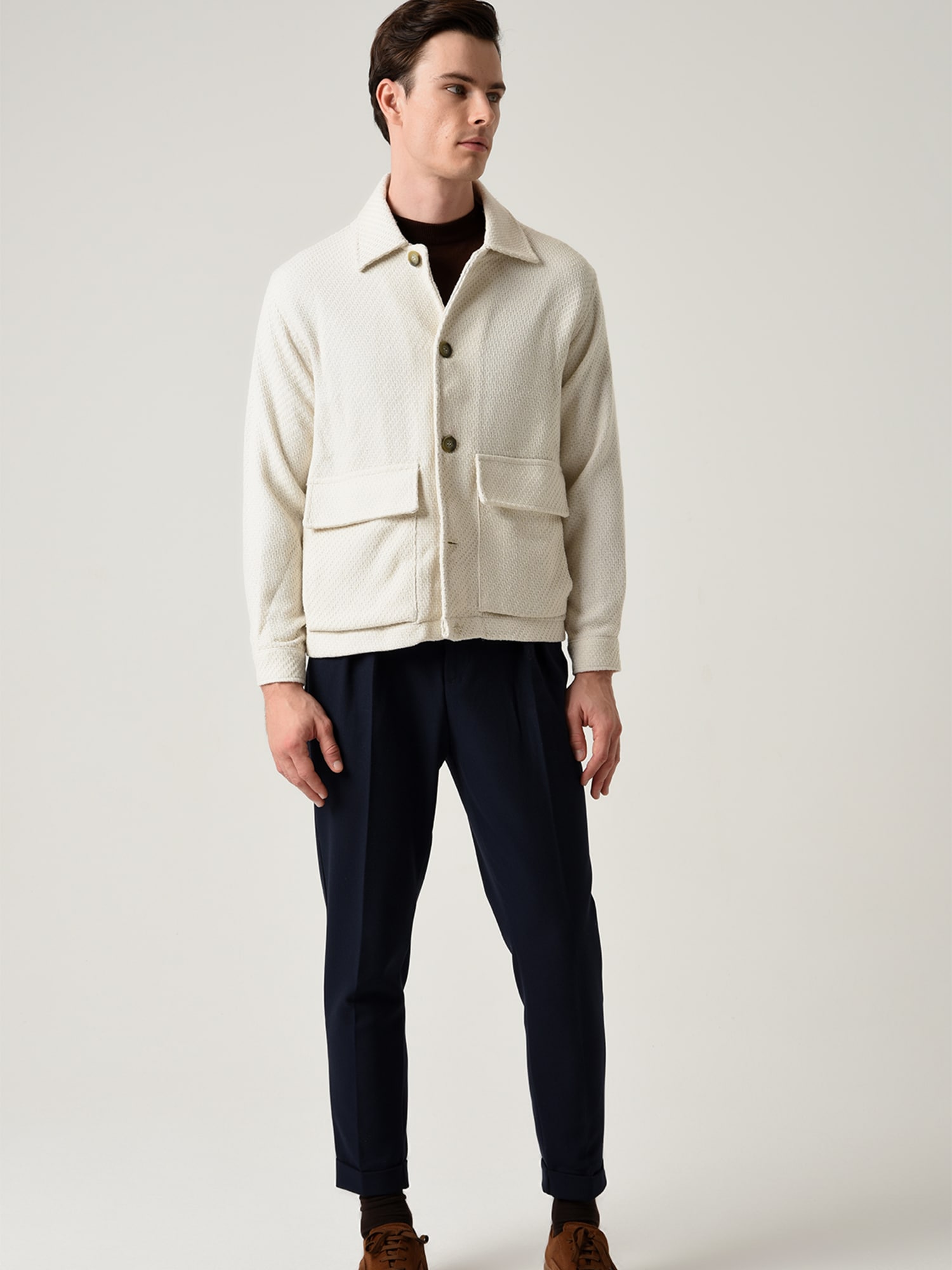 Antioch Geacă de primăvară-toamnă  ecru