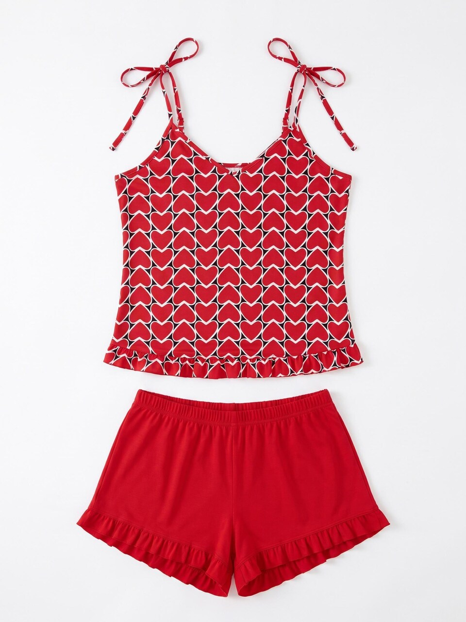 Kort pyjamas 'Love'