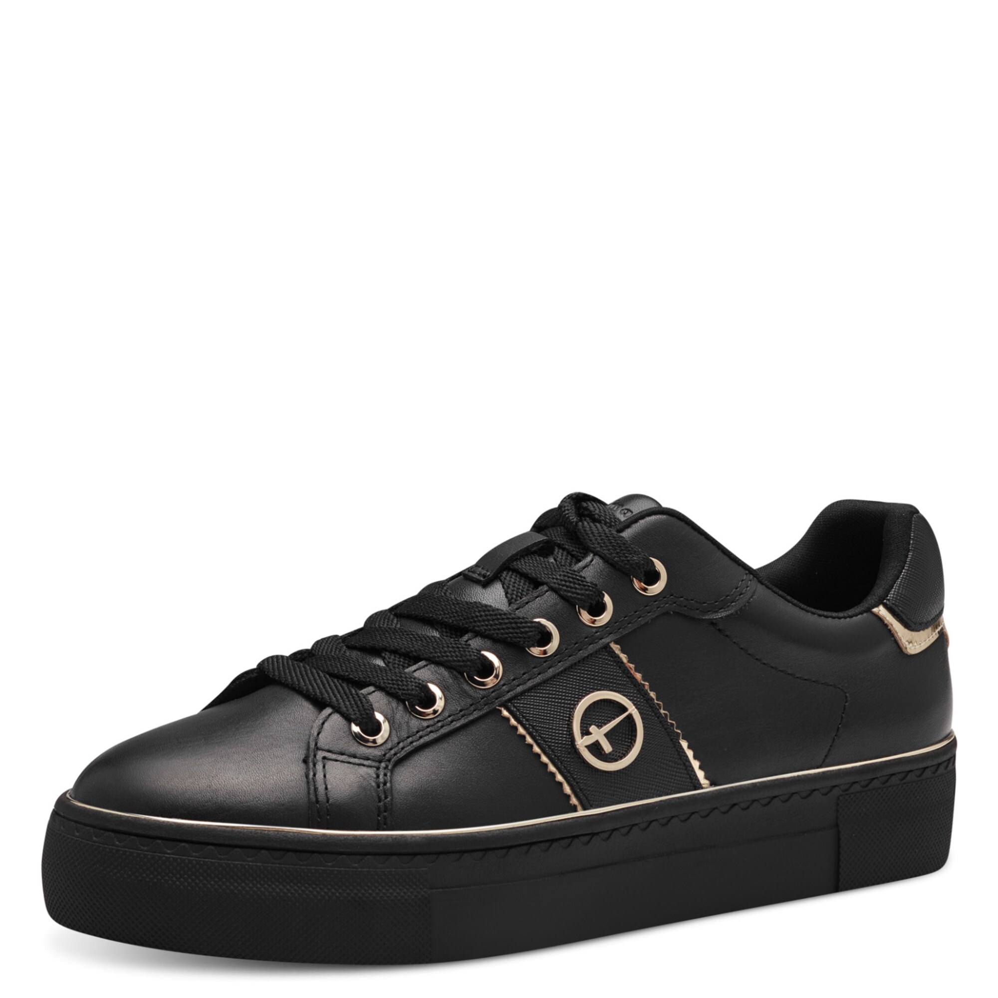 Tamaris Sneaker low  auriu / negru
