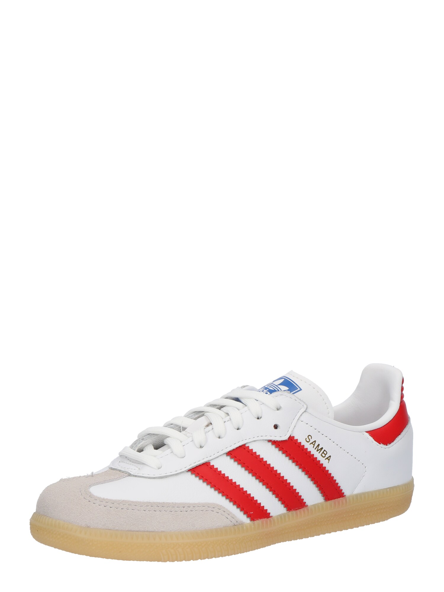 ADIDAS ORIGINALS Sneakers 'SAMBA'  greige / rød / hvid