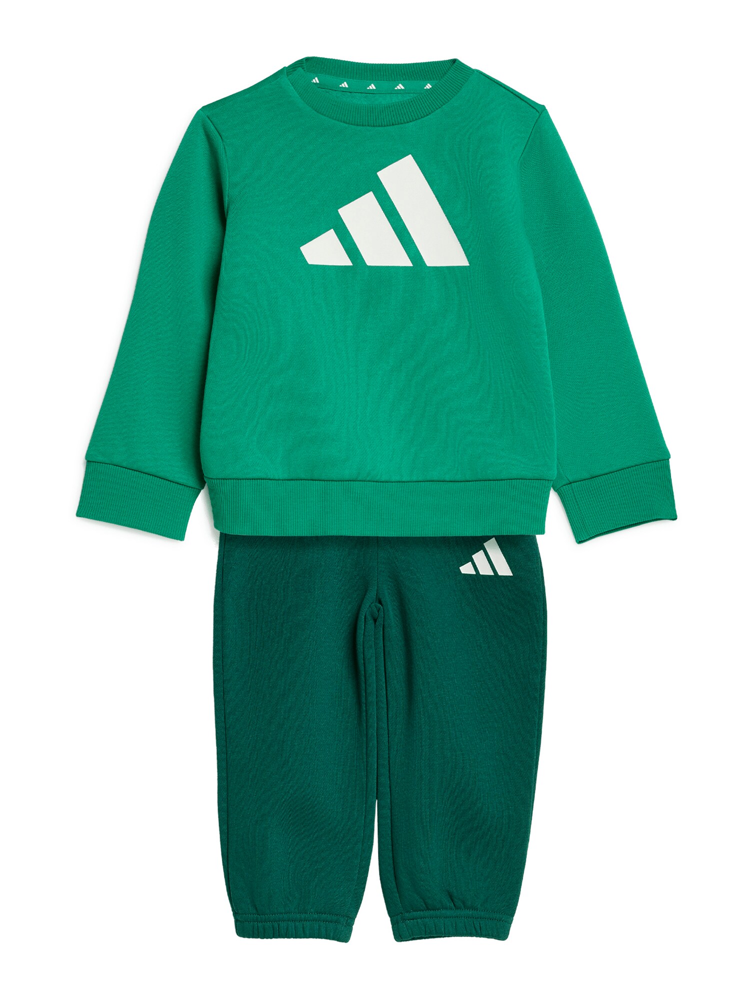 ADIDAS SPORTSWEAR Tréningový komplet 'Essentials'  smaragdová / trávovo zelená / biela