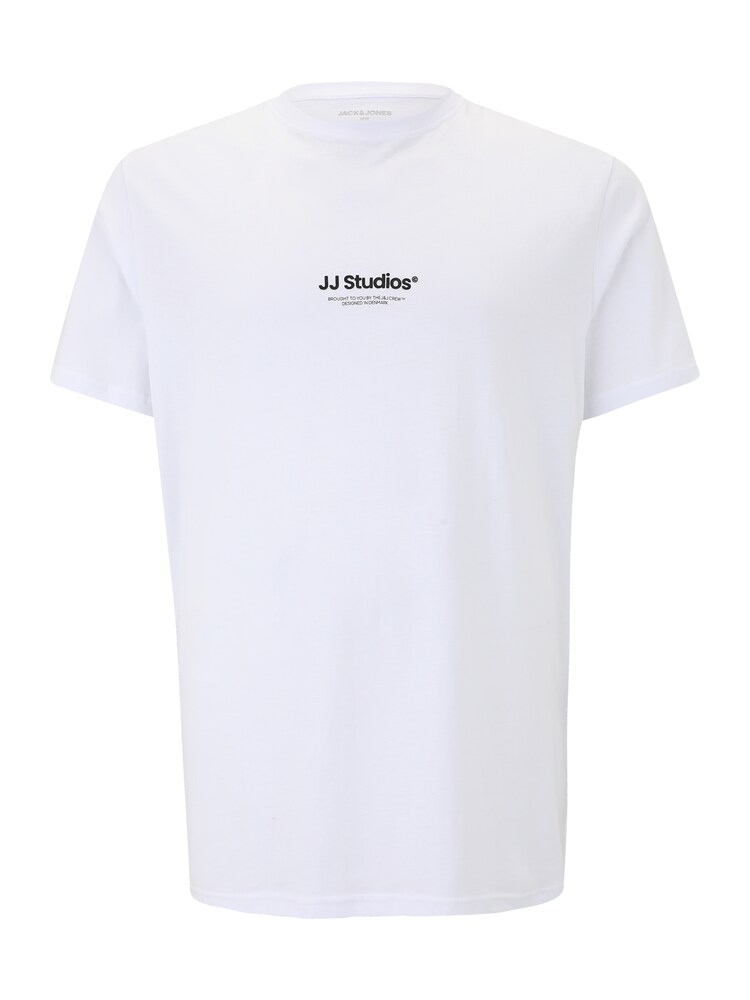 Jack & Jones Plus T-Shirt 'JJESOHO' Herren Größe 8XL schwarz / weiß