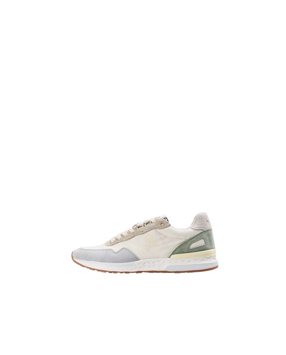 Låg sneaker 'Harry' ecru / blå