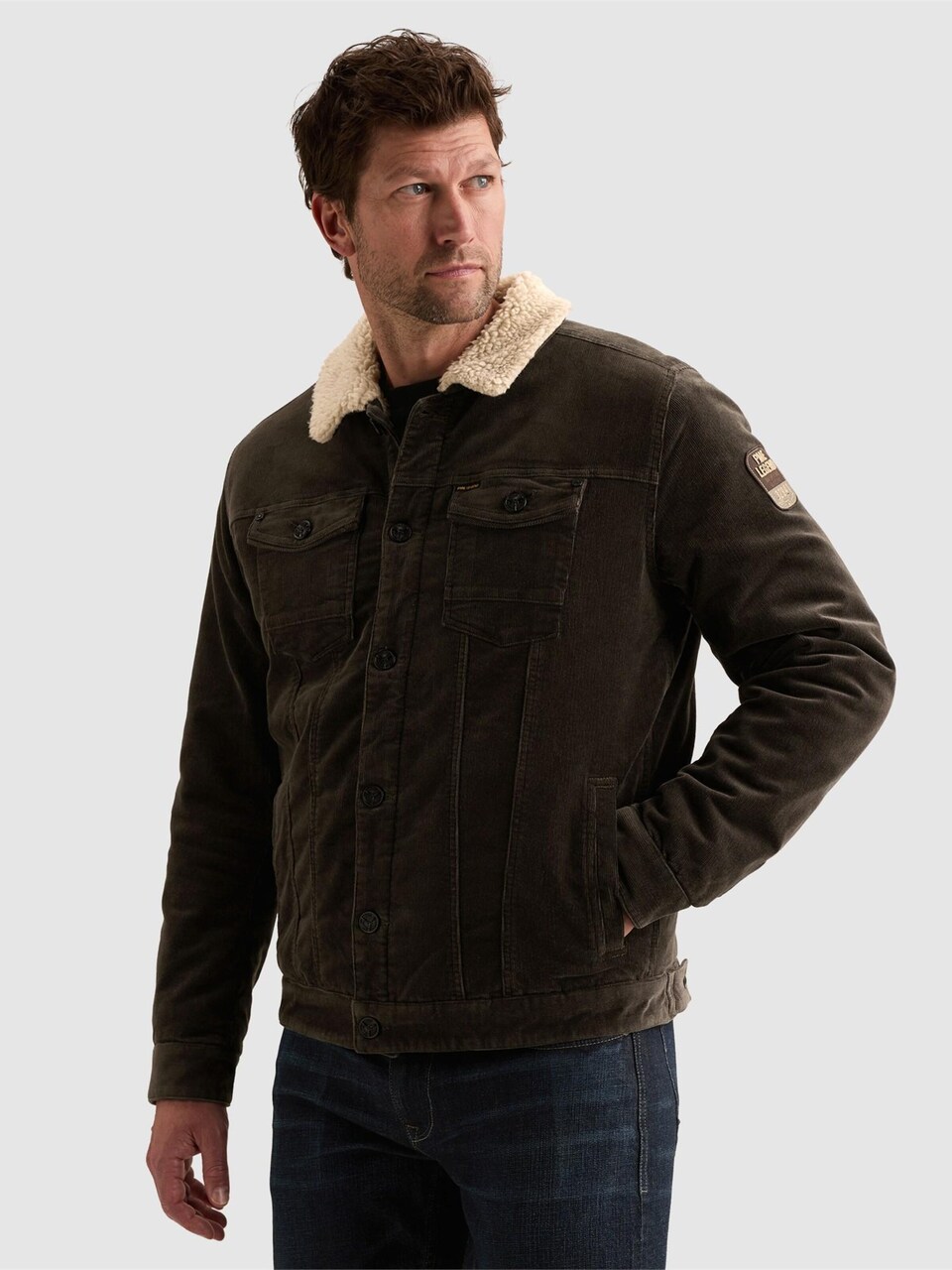 Övergångsjacka 'Trucker jacket in corduroy'