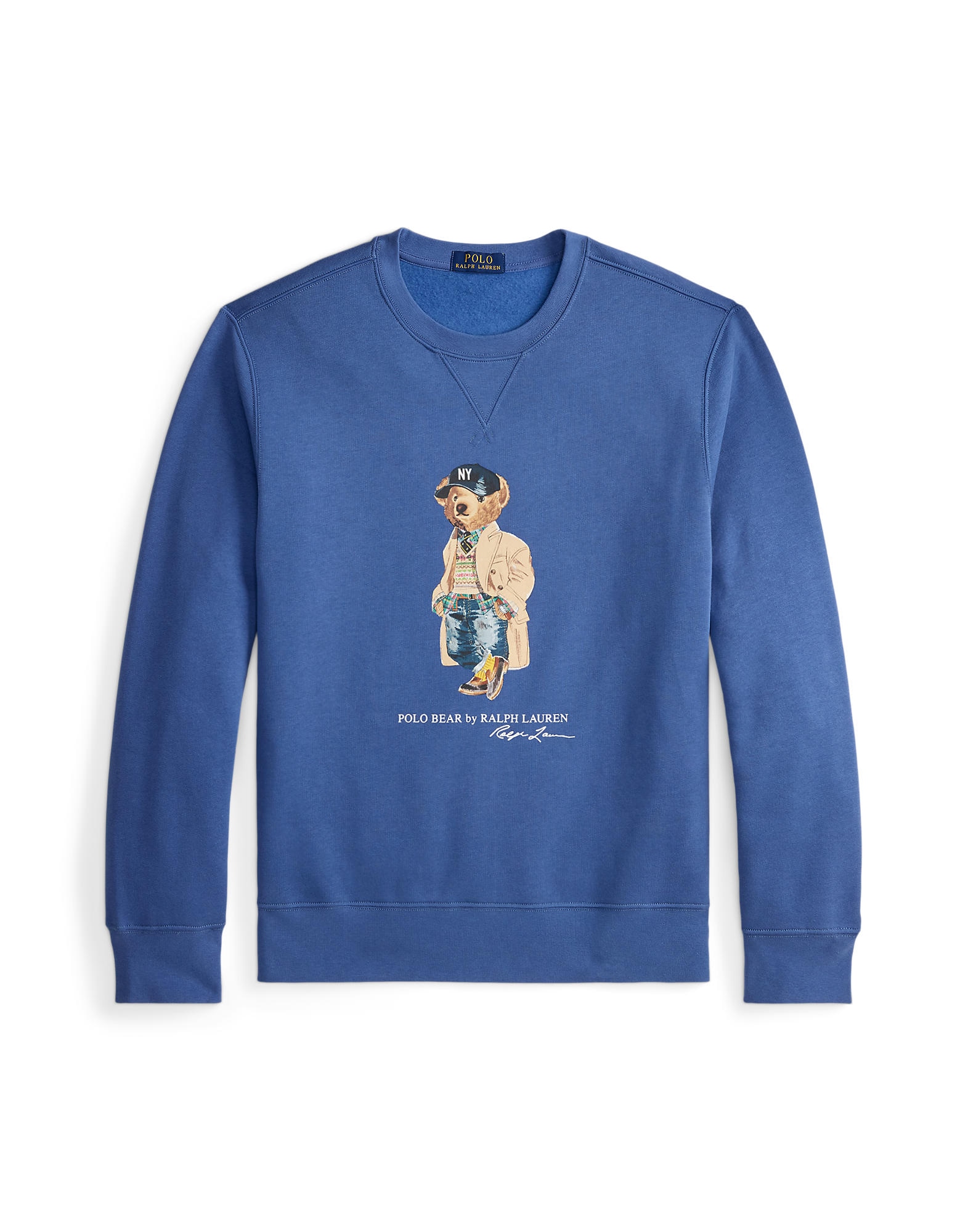Polo Ralph Lauren Bluză de molton bleumarin / safir / maro caramel / maro cappuccino