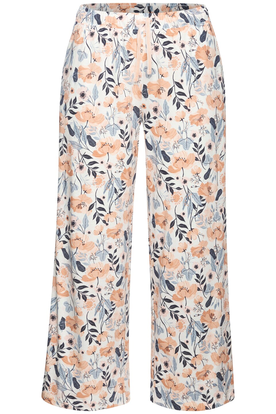 Pyjamasbyxa marinblå / ljusblå / pastellorange