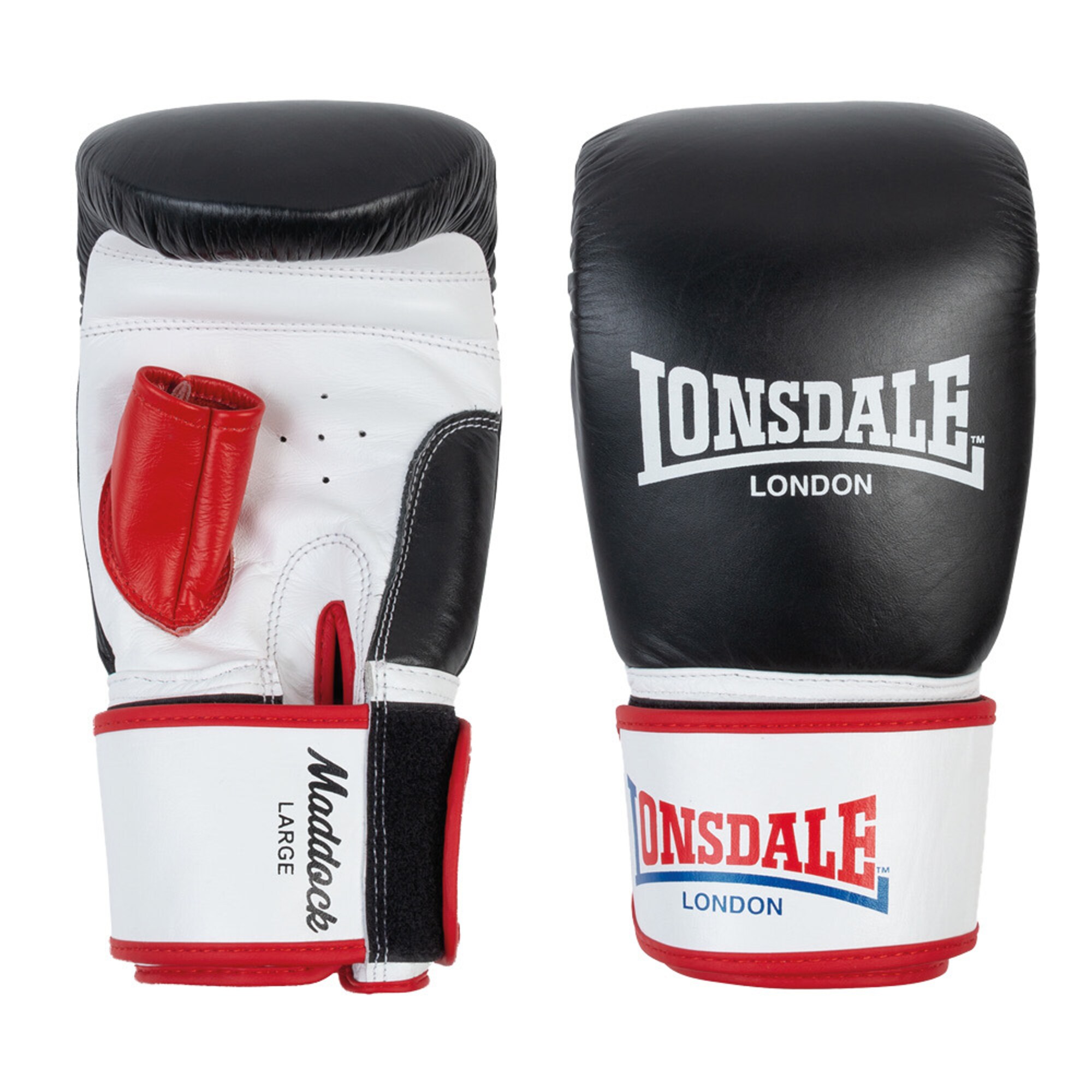 LONSDALE Sportkesztyűk 'Maddock'  kék / piros / fekete / fehér akciós termékkép 1