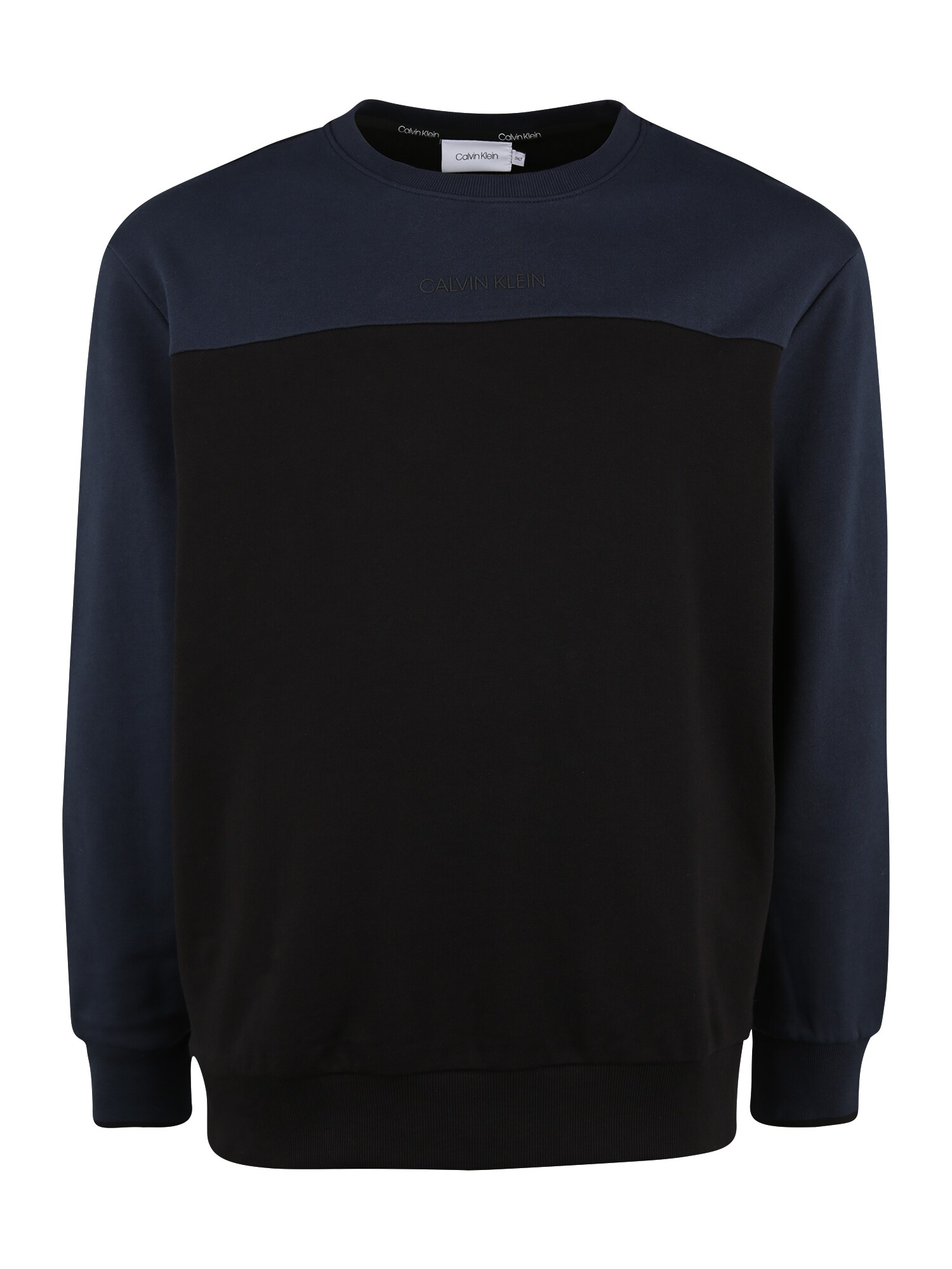 Calvin Klein Megztinis be užsegimo  tamsiai mėlyna / juoda