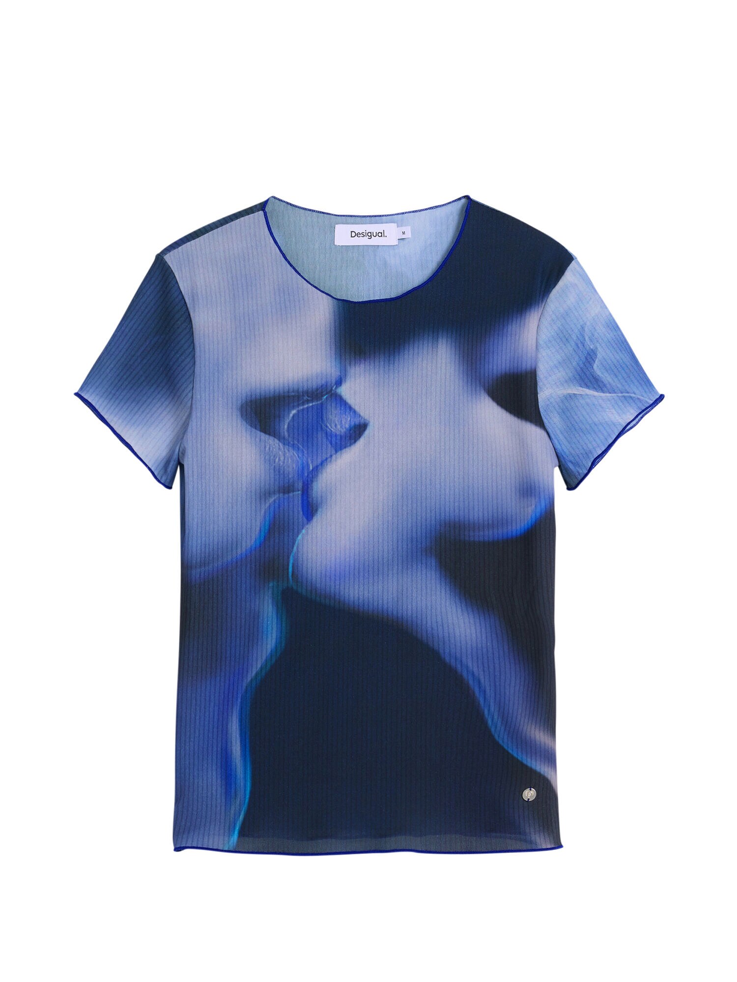 Desigual Póló 'Kiss'  kék / tengerészkék / indigó akciós termékkép 1