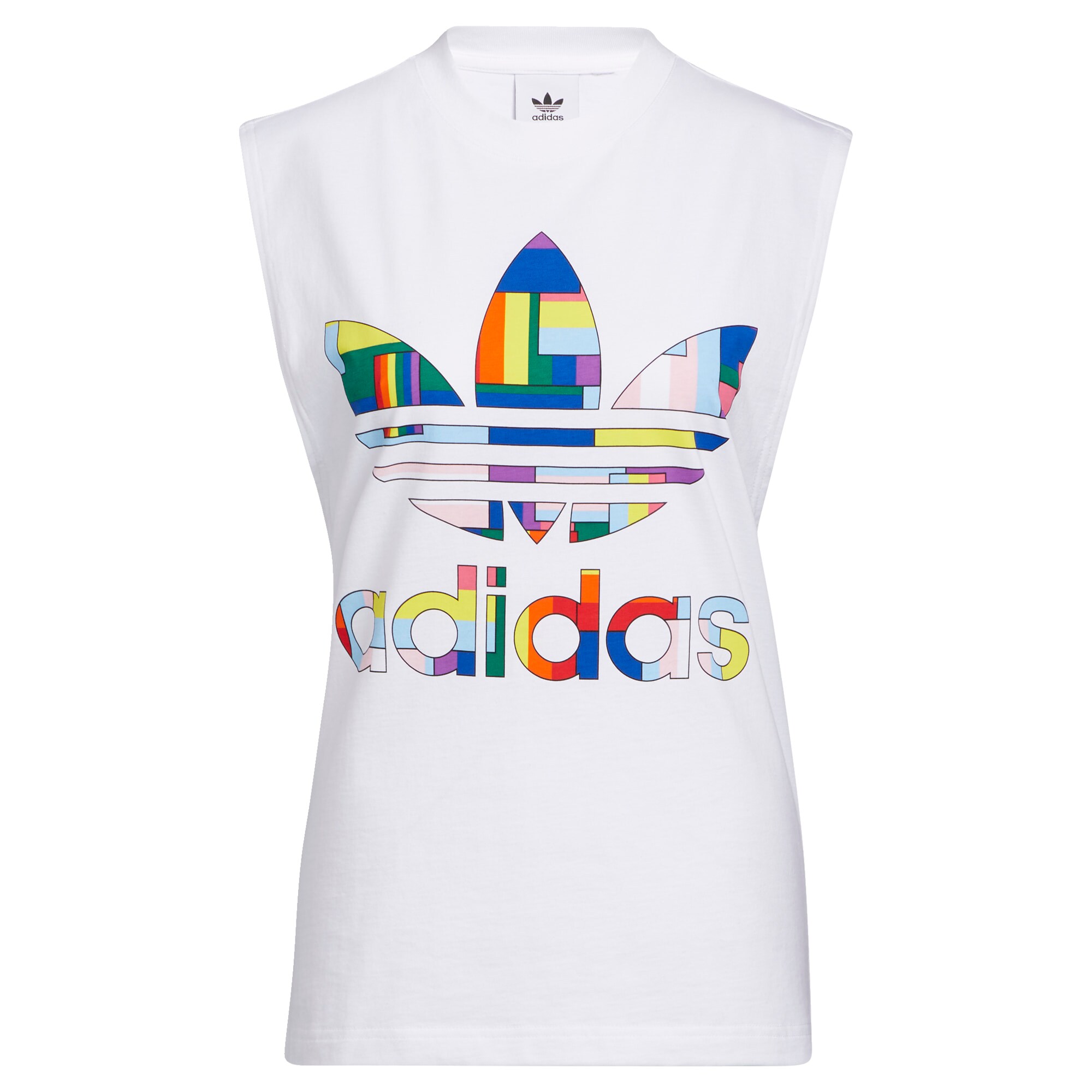 ADIDAS ORIGINALS Palaidinė be rankovių  mišrios spalvos / balta