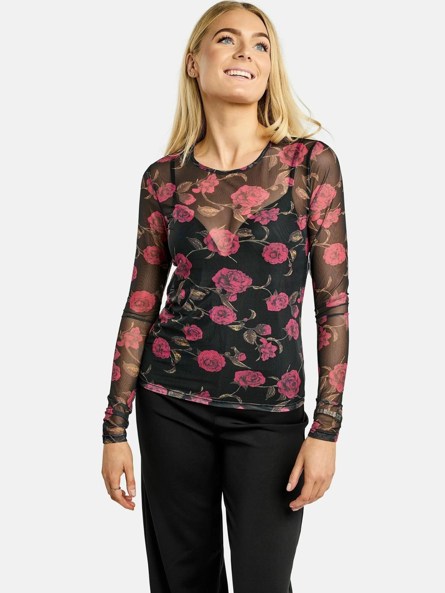 Liberte Essentiel Top ' MESH '  negru