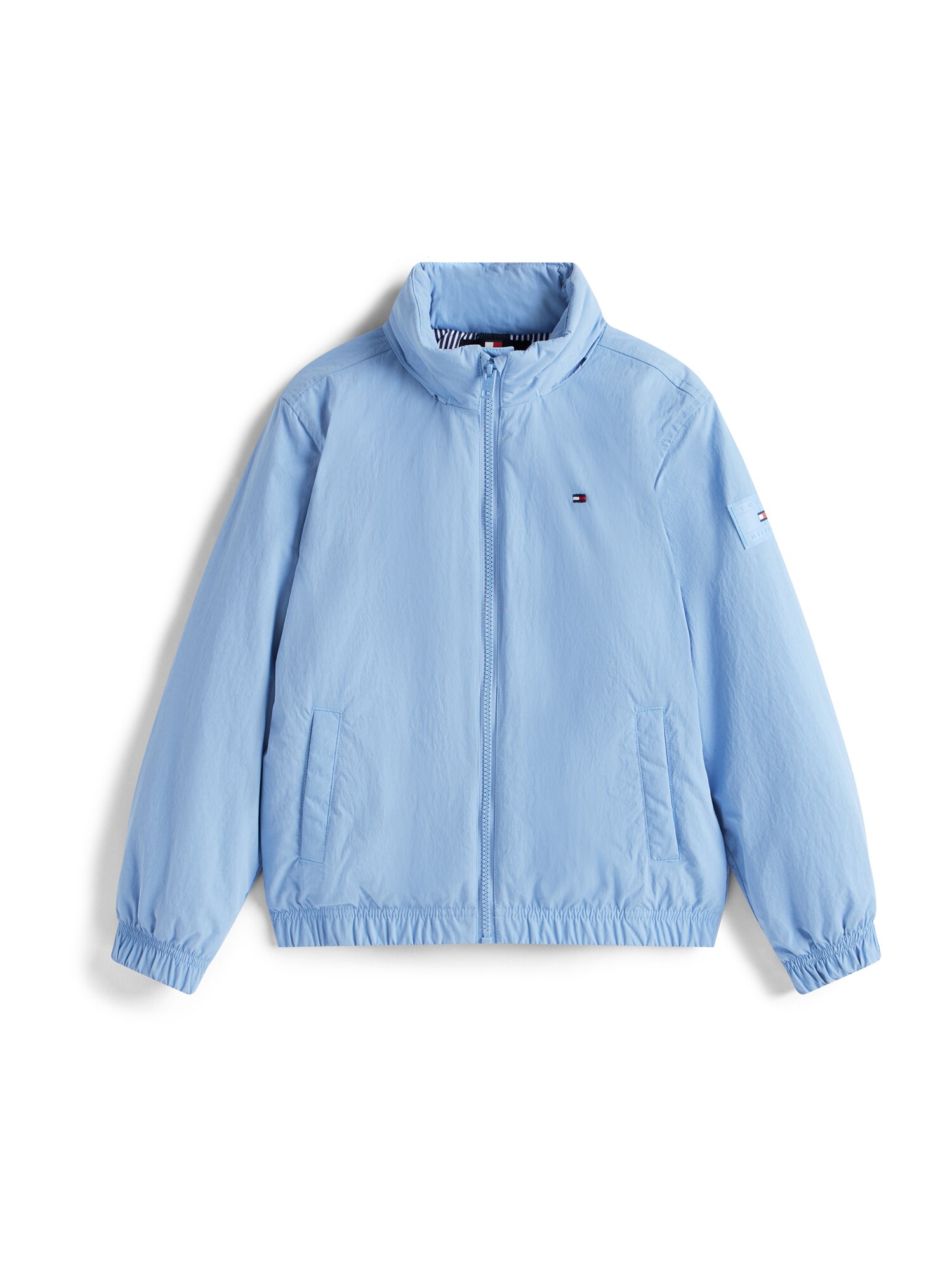 TOMMY HILFIGER Geacă de primăvară-toamnă ESSENTIAL  albastru deschis