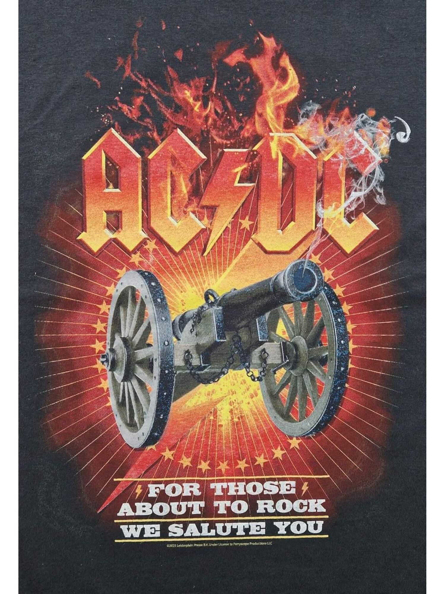 AC/DC Camiseta 'Ac/dc For Those About to Rock'  negro – imagen 3