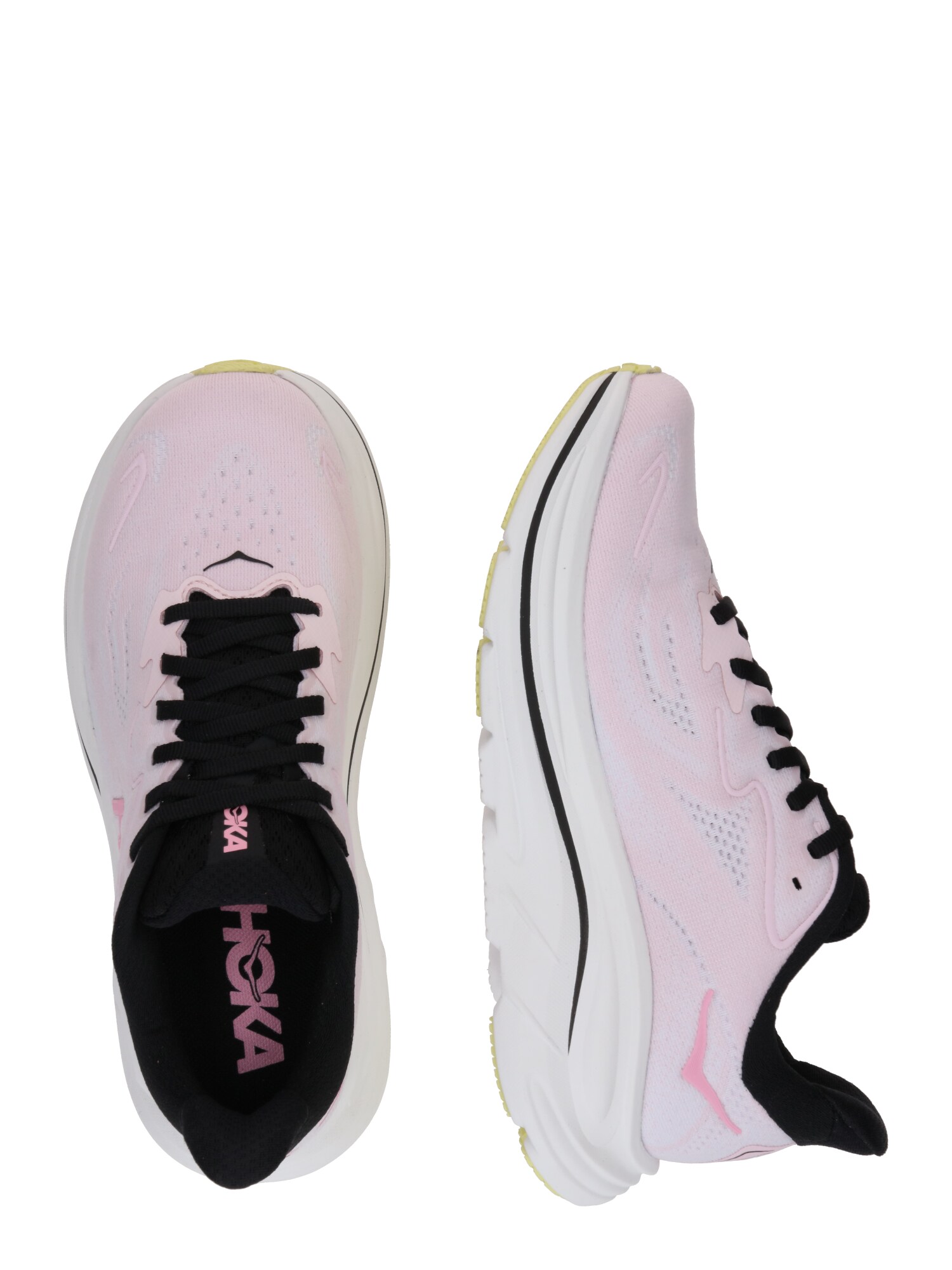 HOKA Futócipők 'CLIFTON 10'  rózsaszín / fekete / fehér termék 2. képe