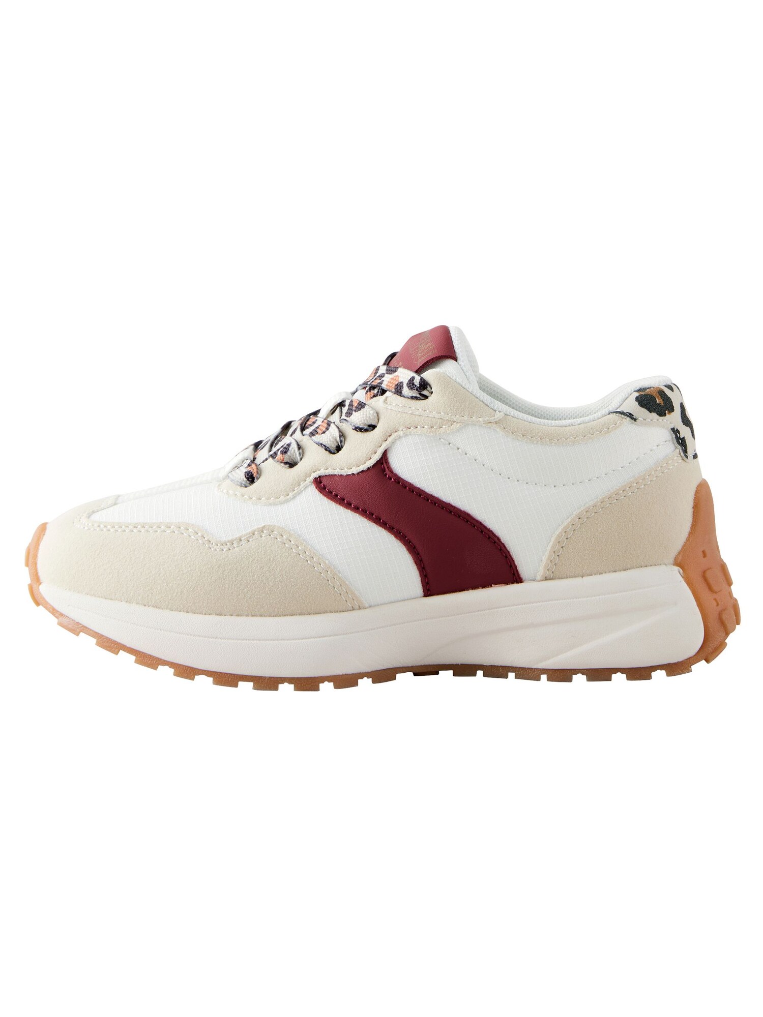 Next Sneaker  bej / crem / roșu vin