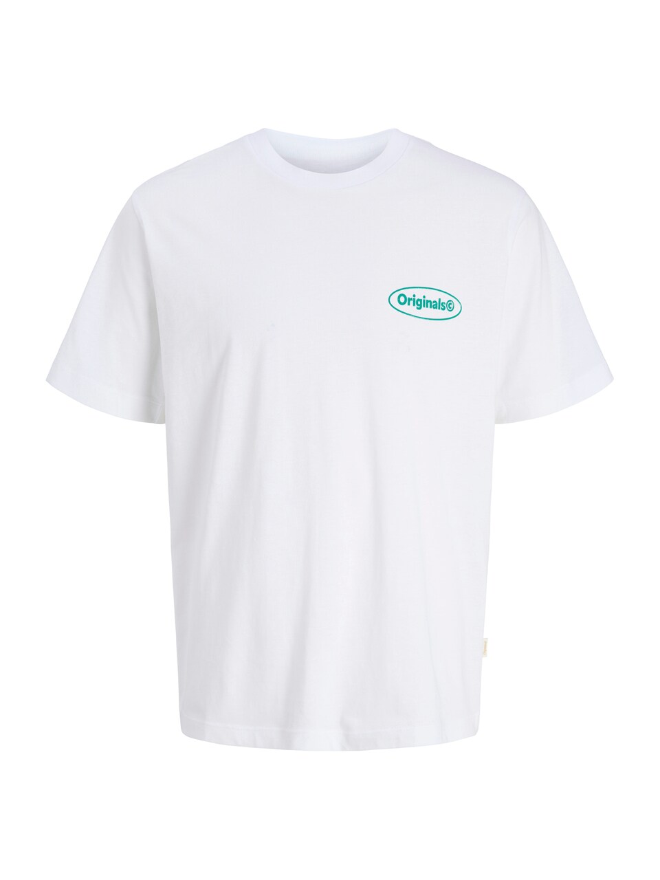 T-shirt grön / violettblå / orange