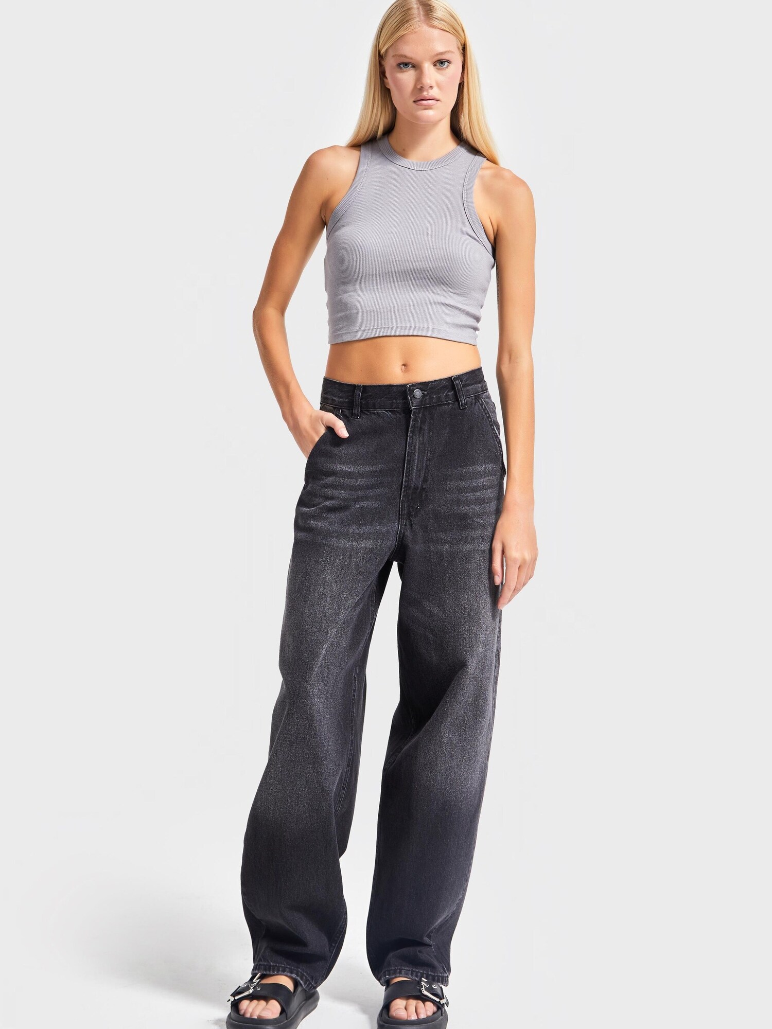 Jeans 'NORA Skater Mid Rise Jeans (Lenght 28)'